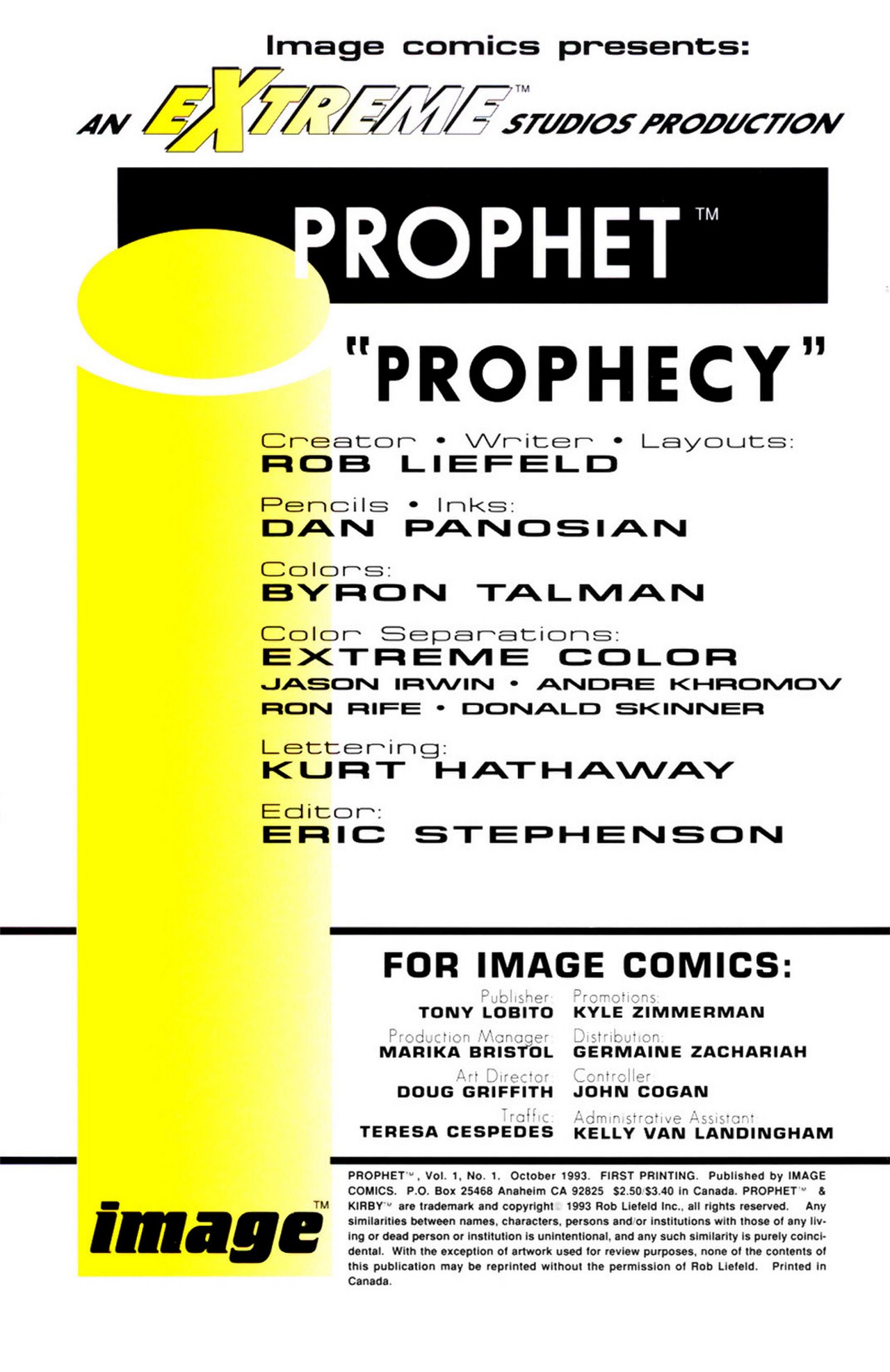 Read online Prophet (1993) comic -  Issue #1 - 2