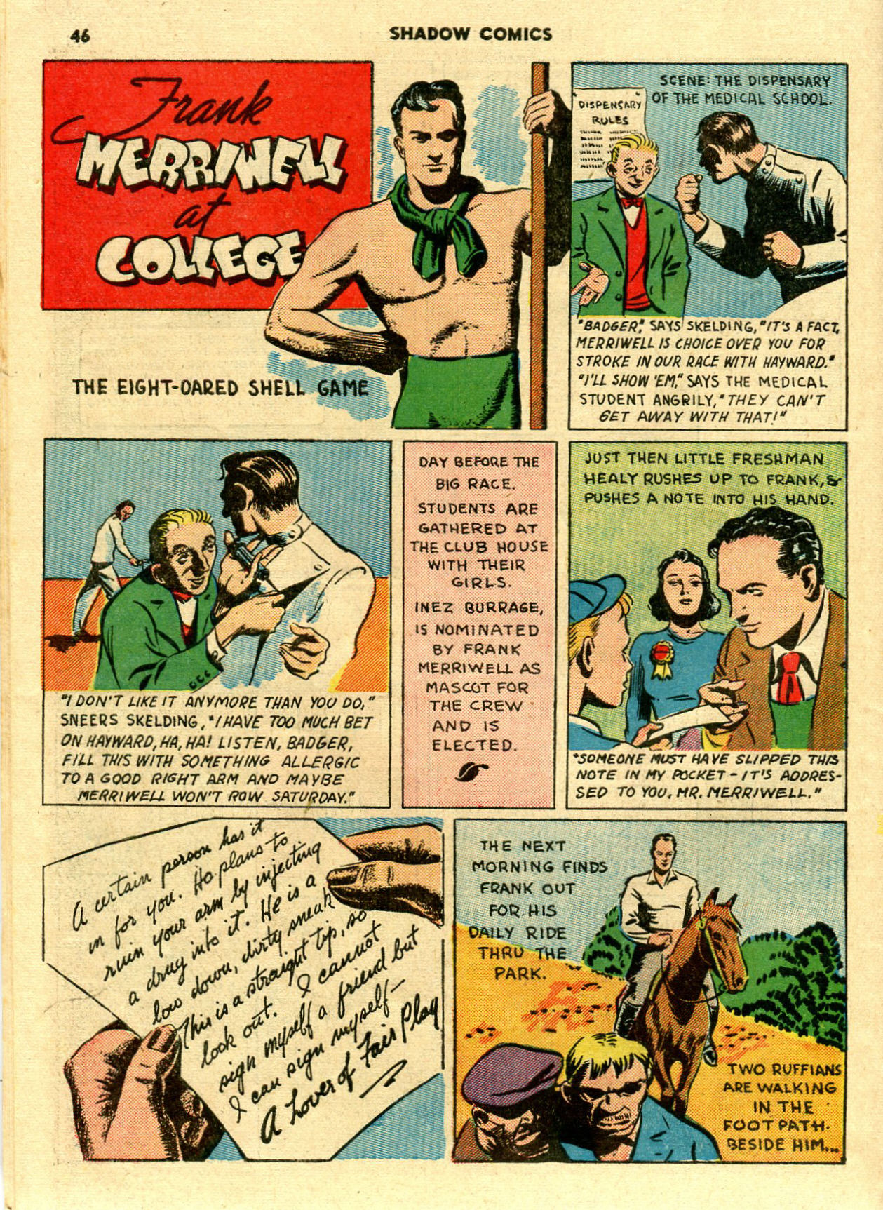 Read online Shadow Comics comic -  Issue #3 - 47
