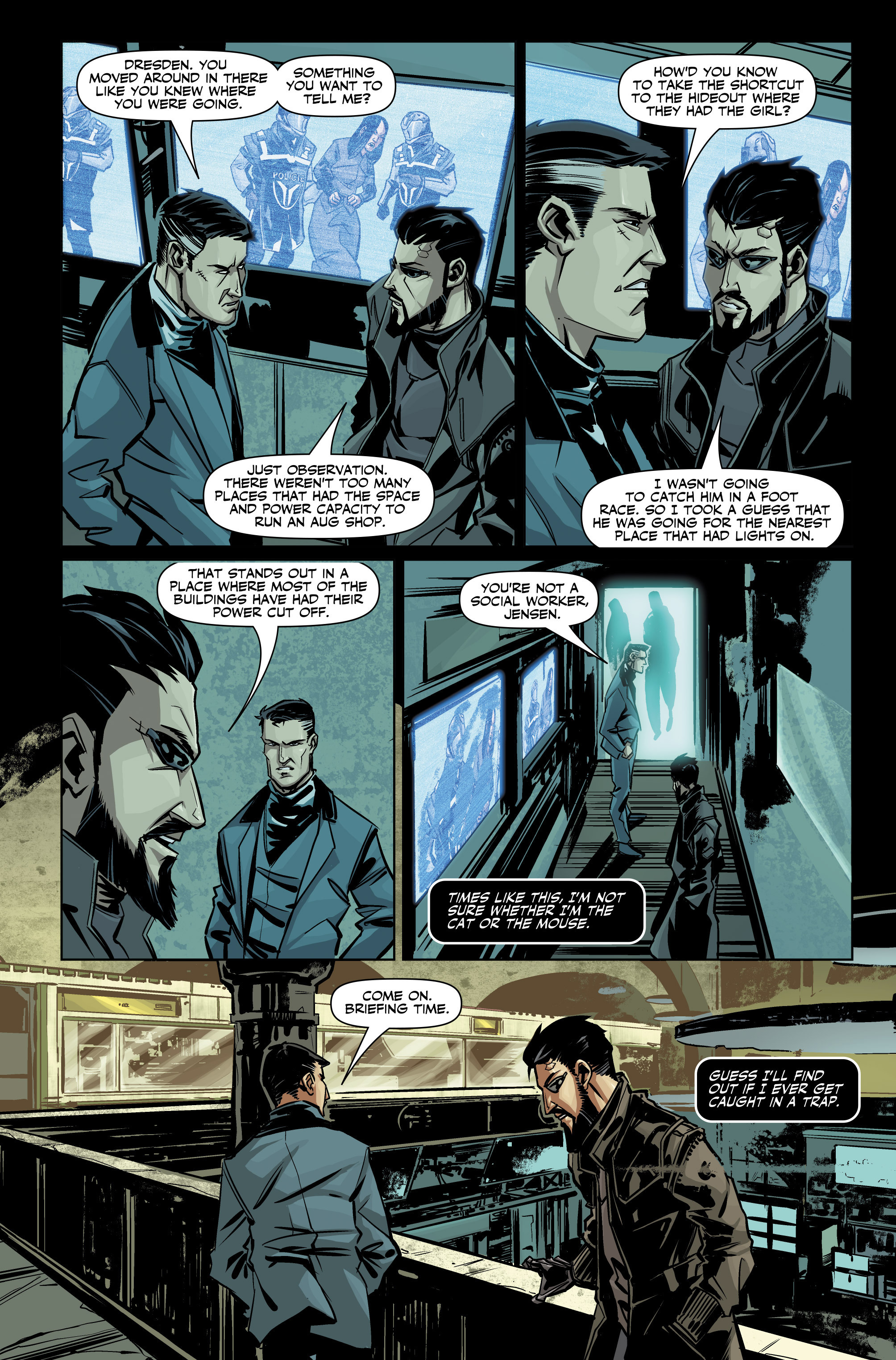 Read online Deus Ex: Children's Crusade comic -  Issue #3 - 7