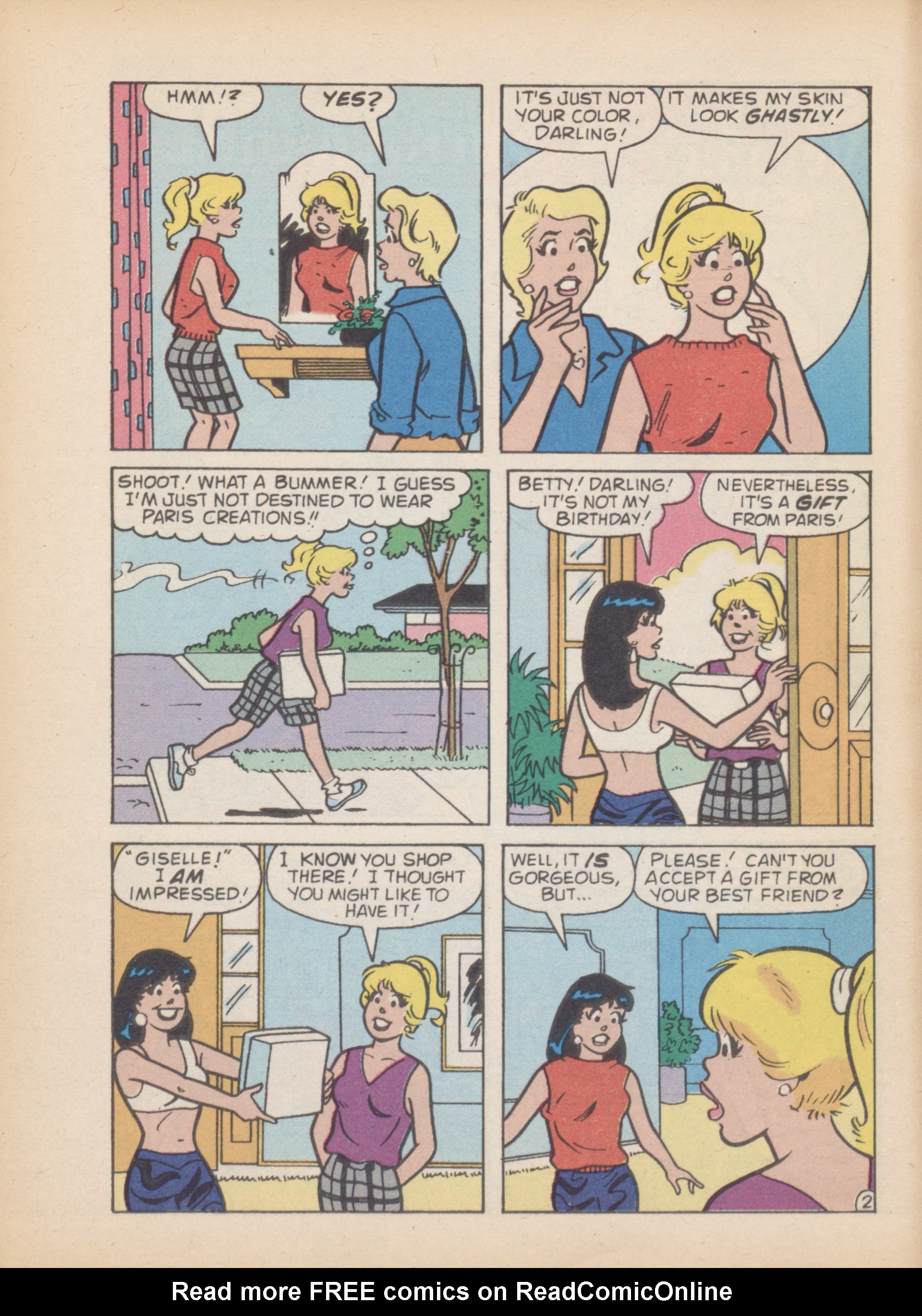 Read online Betty and Veronica Digest Magazine comic -  Issue #96 - 95