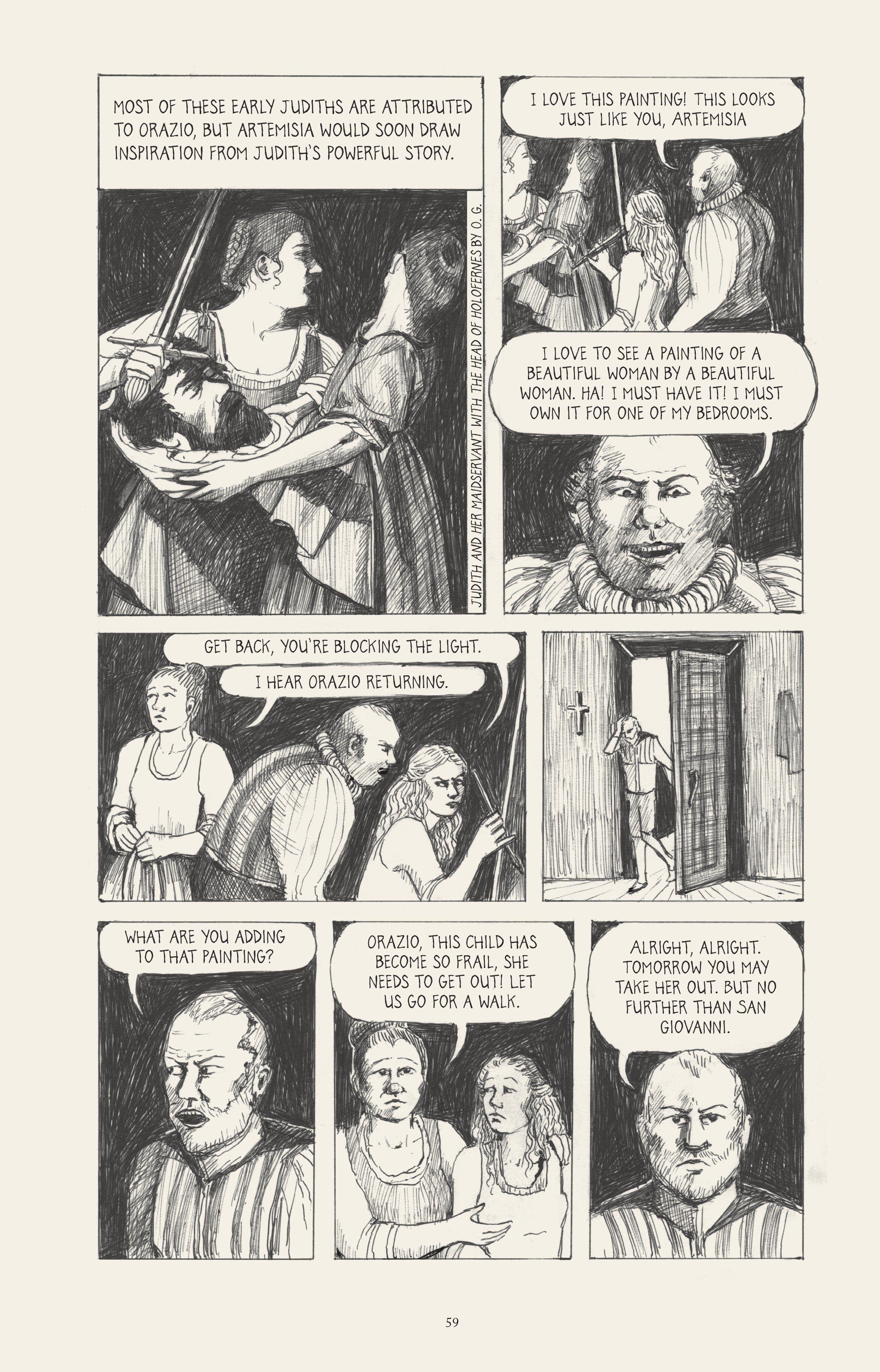 Read online I Know What I Am: The Life and Times of Artemisia Gentileschi comic -  Issue # TPB (Part 1) - 68