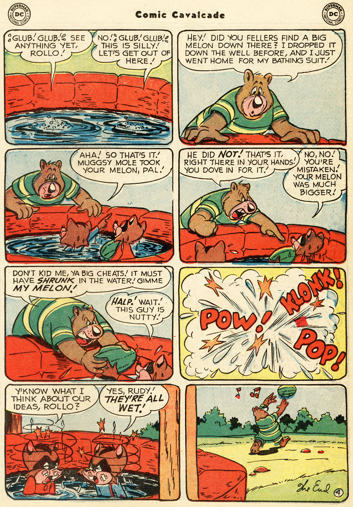 Read online Comic Cavalcade comic -  Issue #50 - 45