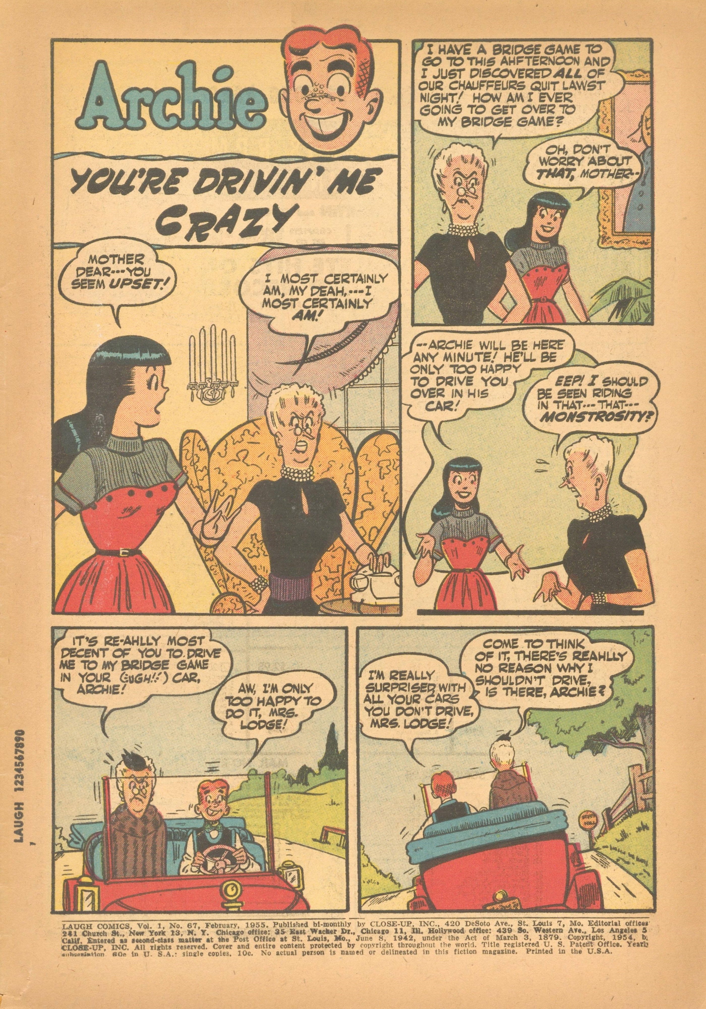 Read online Laugh (Comics) comic -  Issue #67 - 3