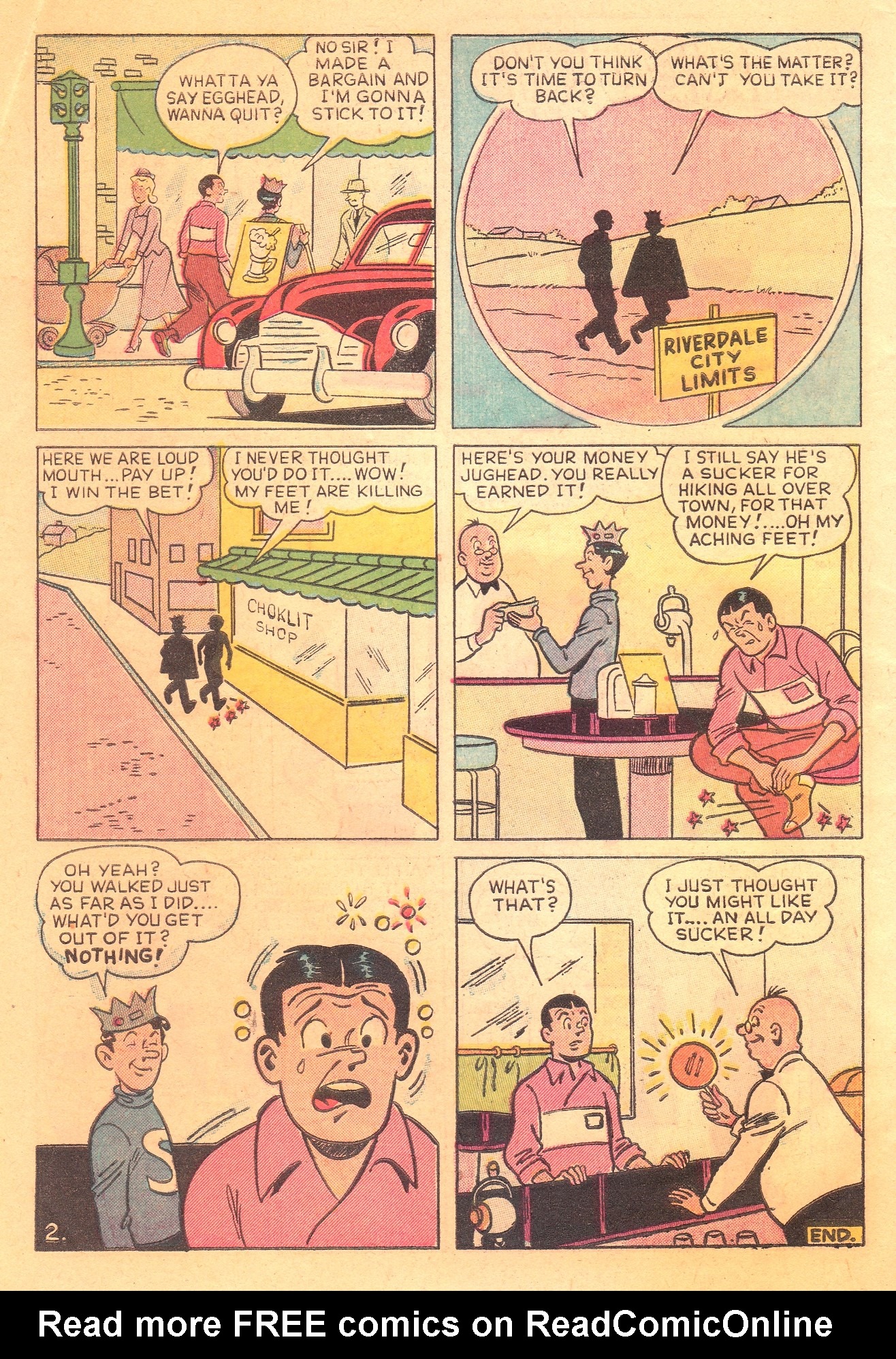 Read online Archie's Rival Reggie comic -  Issue #4 - 32
