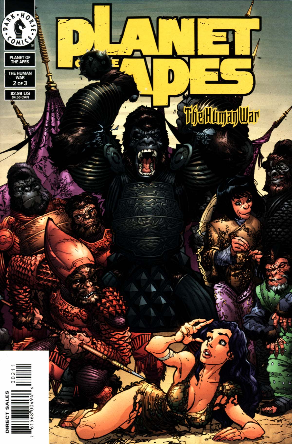 Read online Planet of the Apes: The Human War comic -  Issue #2 - 1