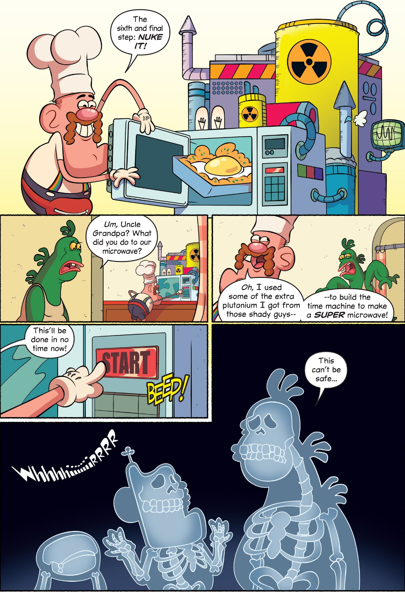 Read online Uncle Grandpa and the Time Casserole comic -  Issue # TPB - 133