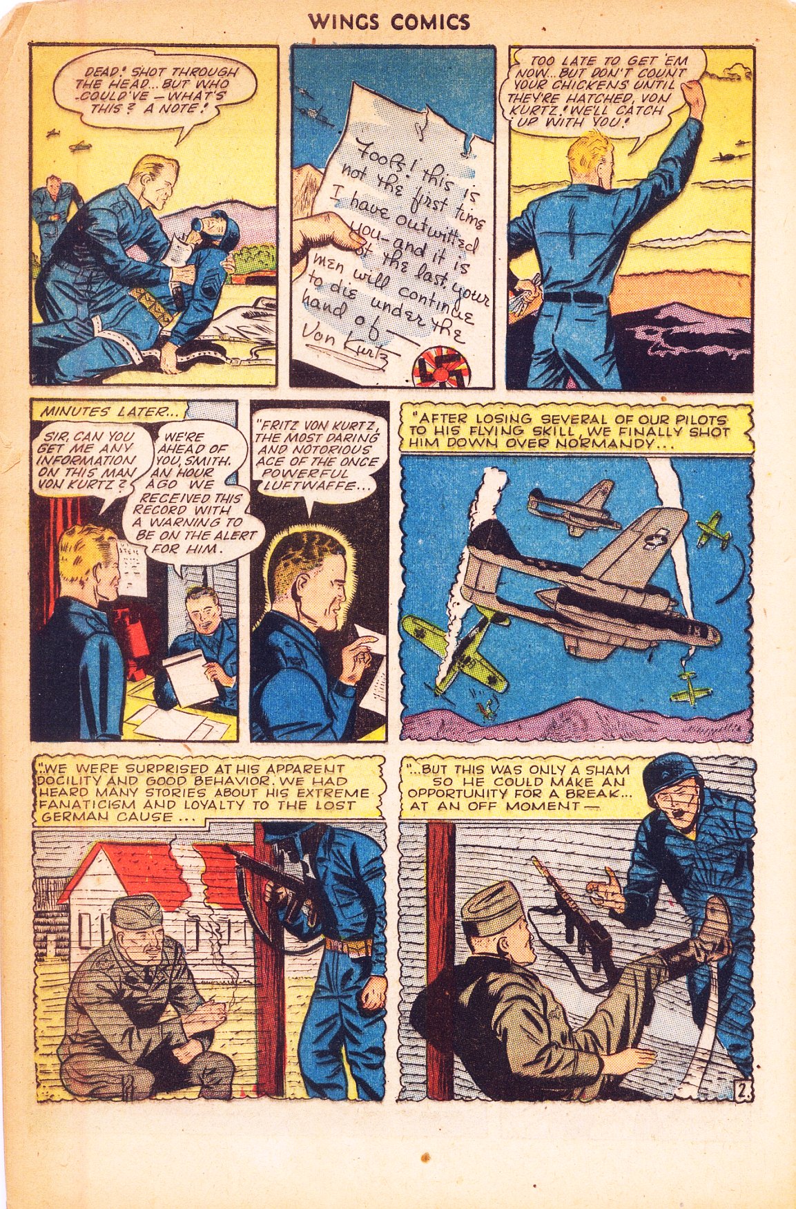 Read online Wings Comics comic -  Issue #55 - 44