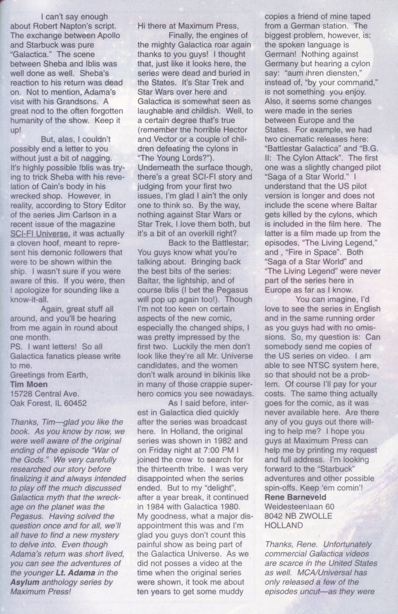 Read online Battlestar Galactica (1995) comic -  Issue #4 - 31