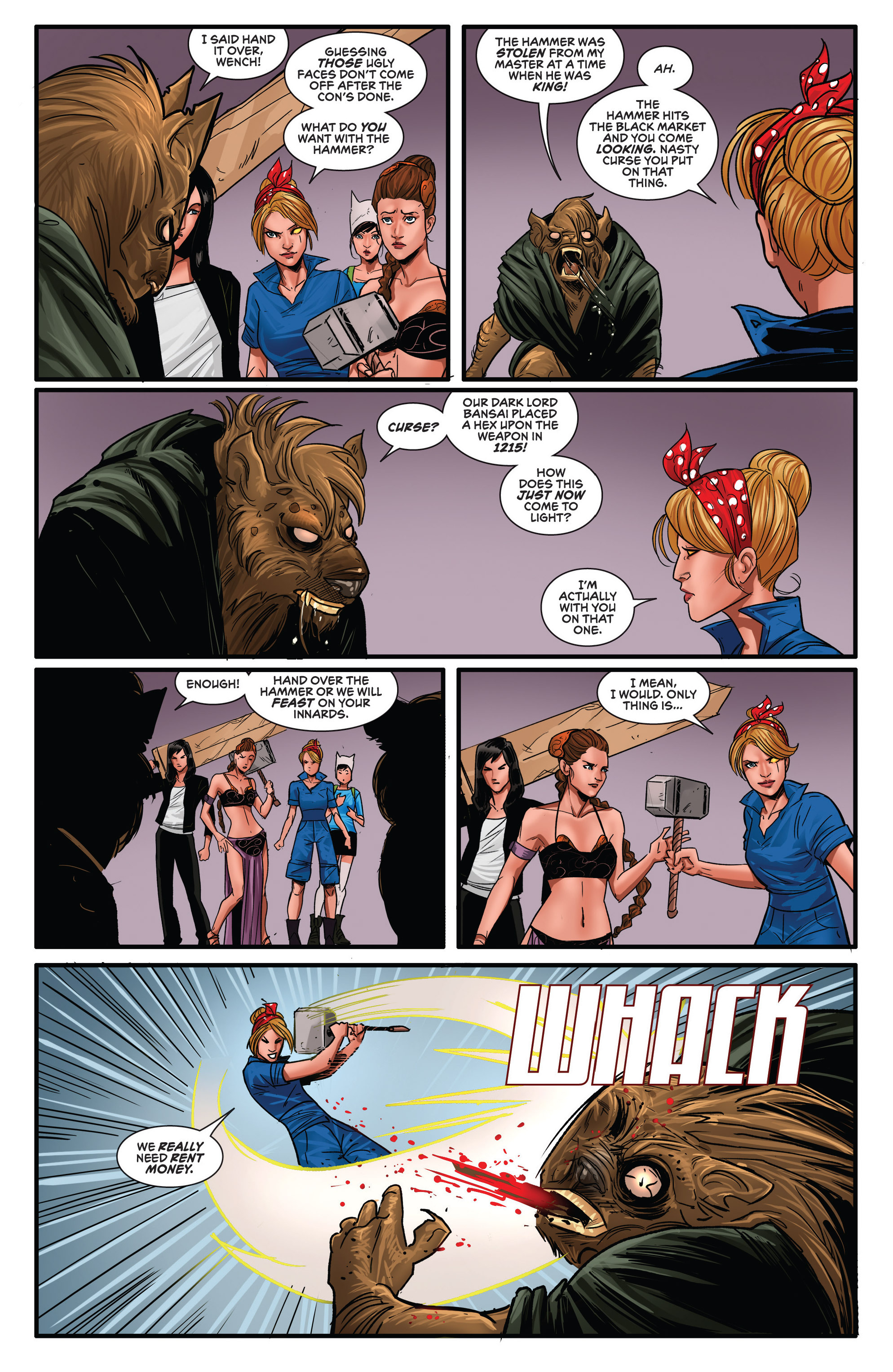 Read online Grimm Fairy Tales presents Robyn Hood (2014) comic -  Issue #11 - 14