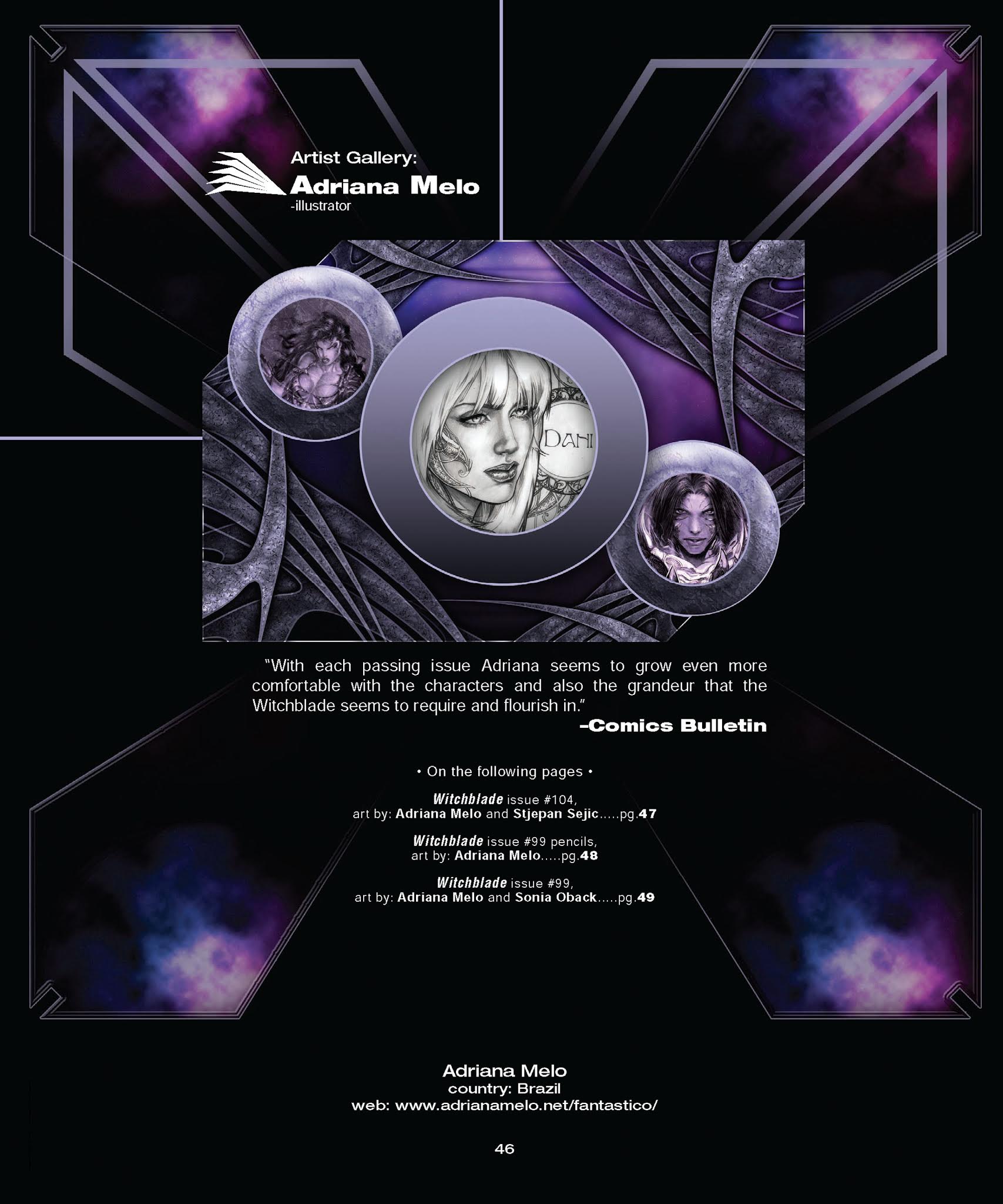 Read online Witchblade: Art of Witchblade comic -  Issue # TPB - 44