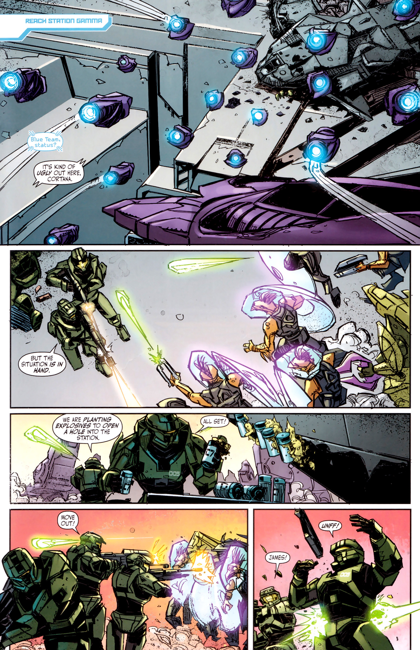 Read online Halo: Fall Of Reach - Invasion comic -  Issue #3 - 25
