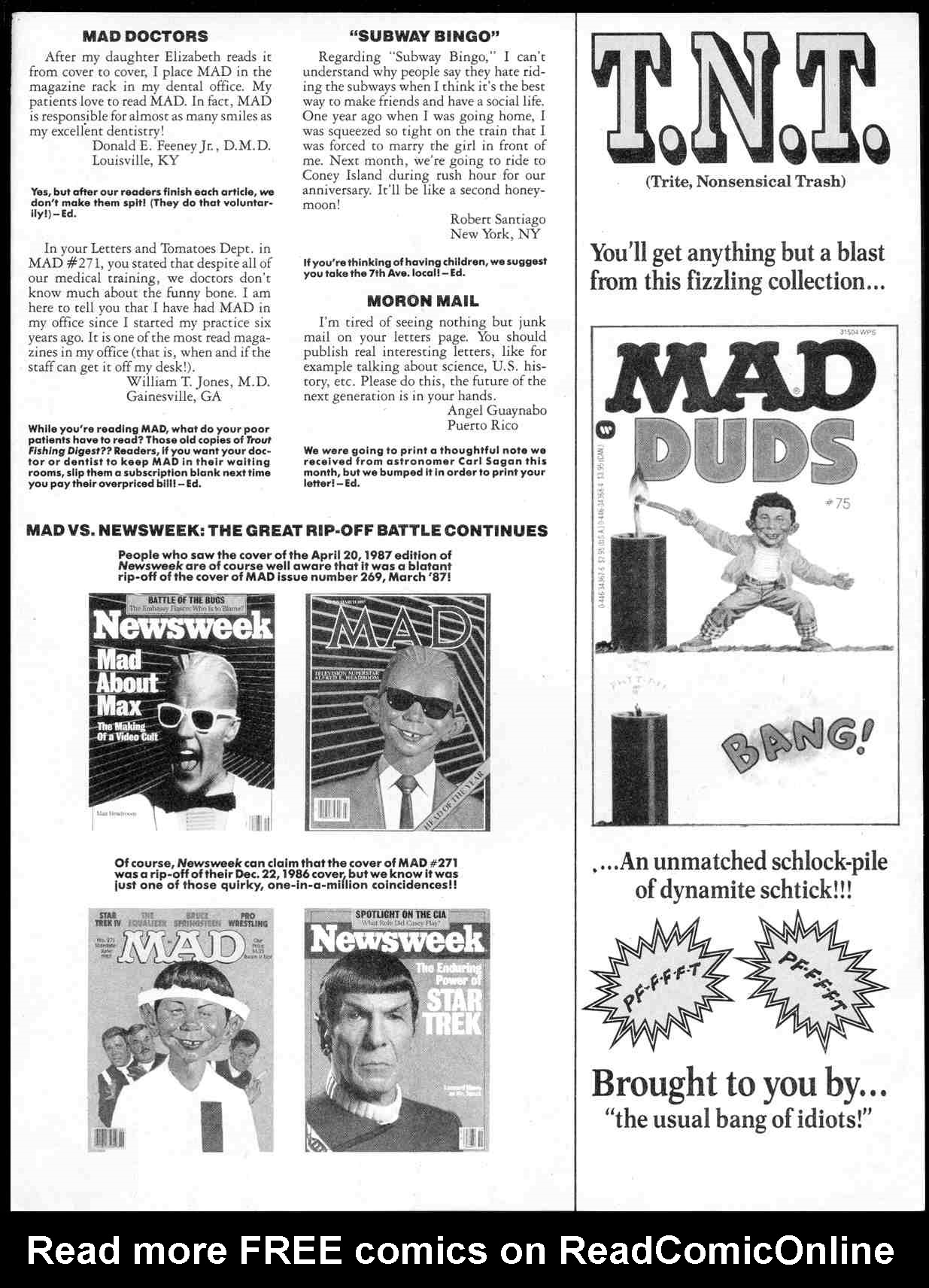 Read online MAD comic -  Issue #273 - 5