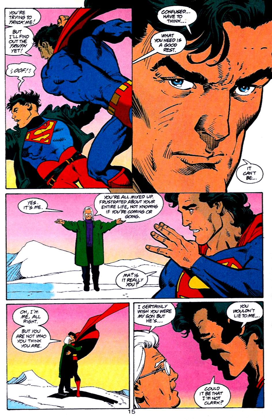 Read online Superman (1987) comic -  Issue #96 - 16
