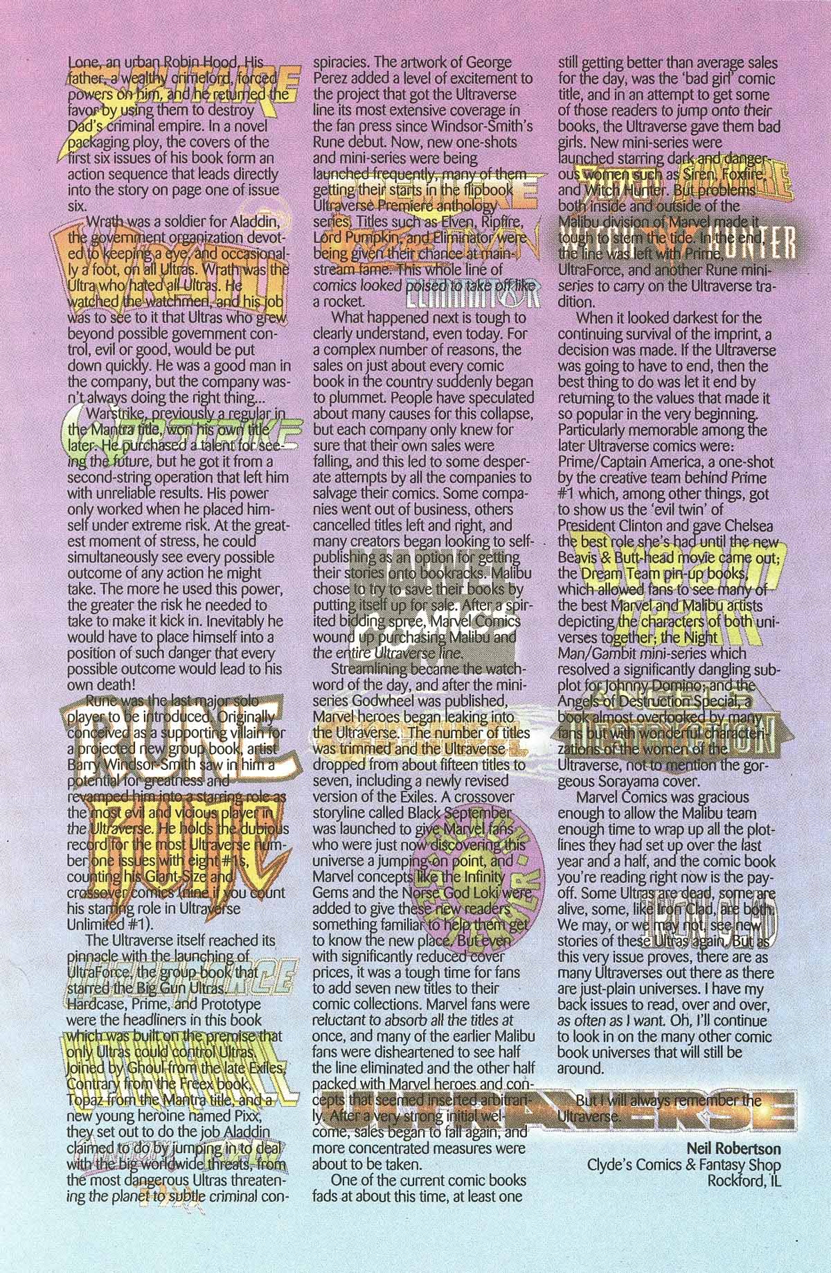 Read online Ultraverse: Future Shock comic -  Issue # Full - 44