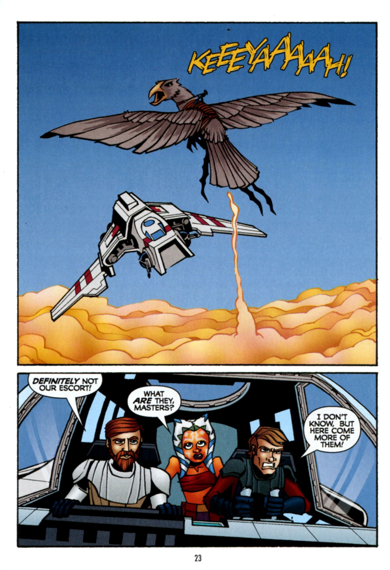 Read online Star Wars: The Clone Wars - The Wind Raiders of Taloraan comic -  Issue # Full - 23