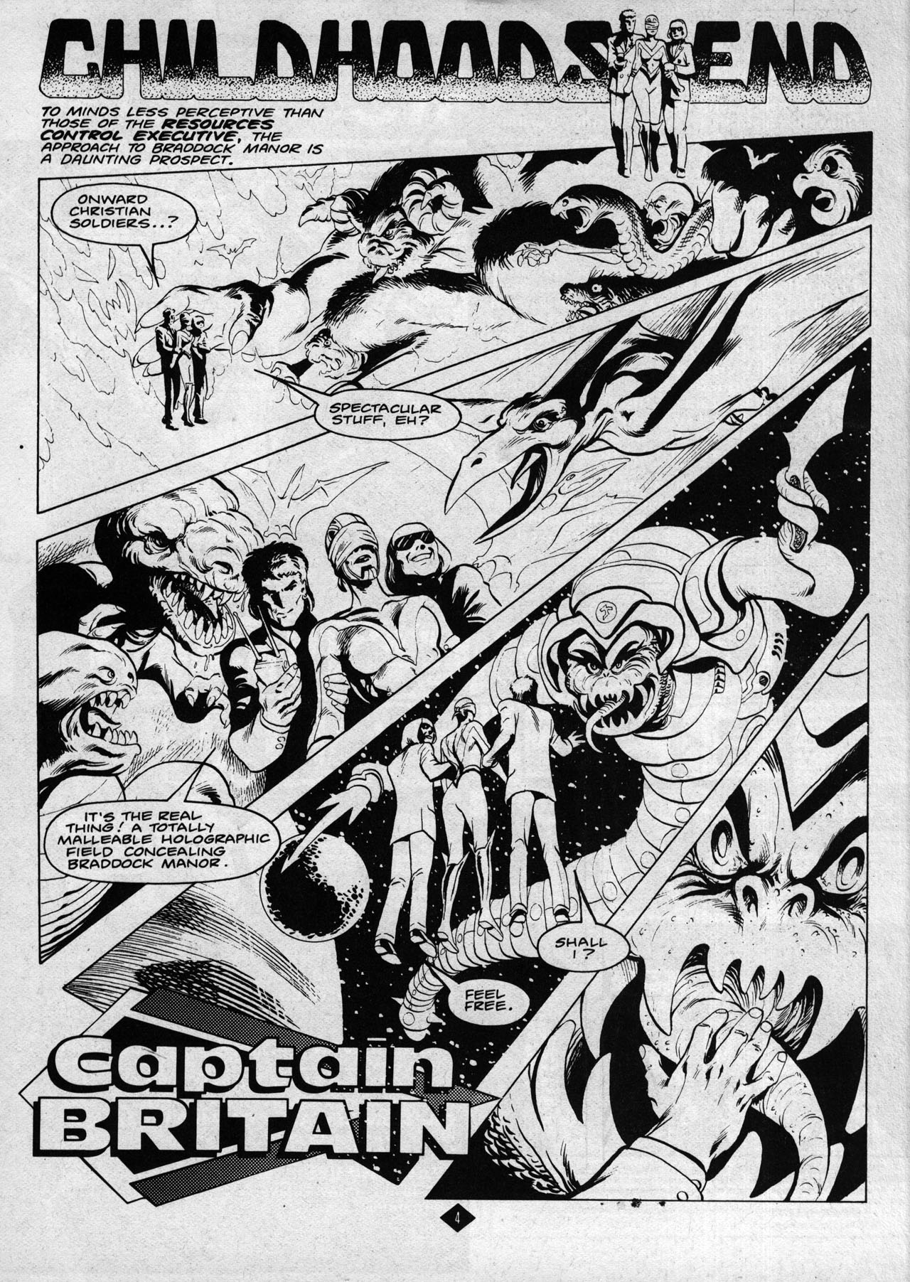 Read online Captain Britain (1985) comic -  Issue #8 - 4