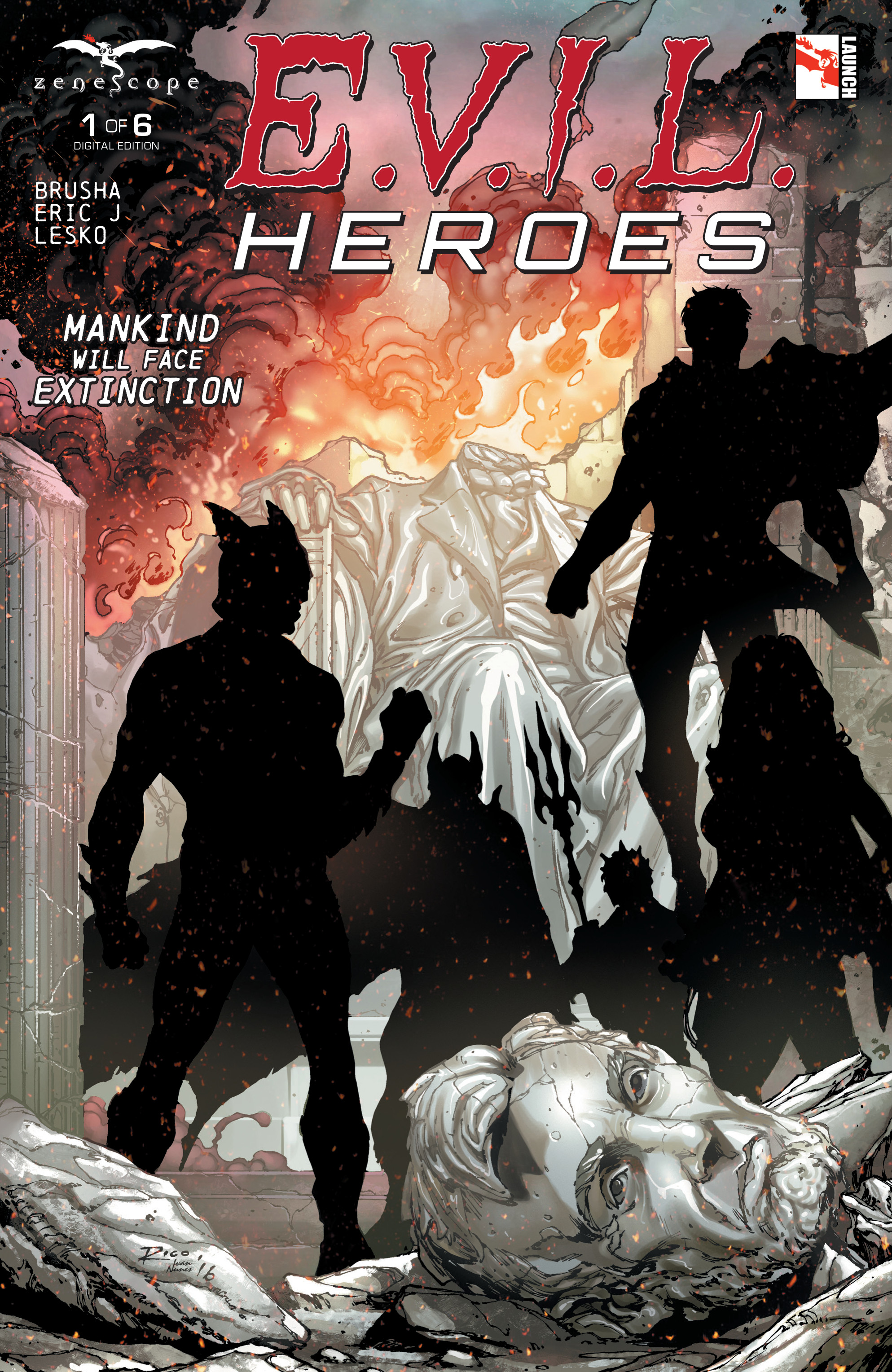 Read online E.V.I.L. Heroes comic -  Issue #1 - 1