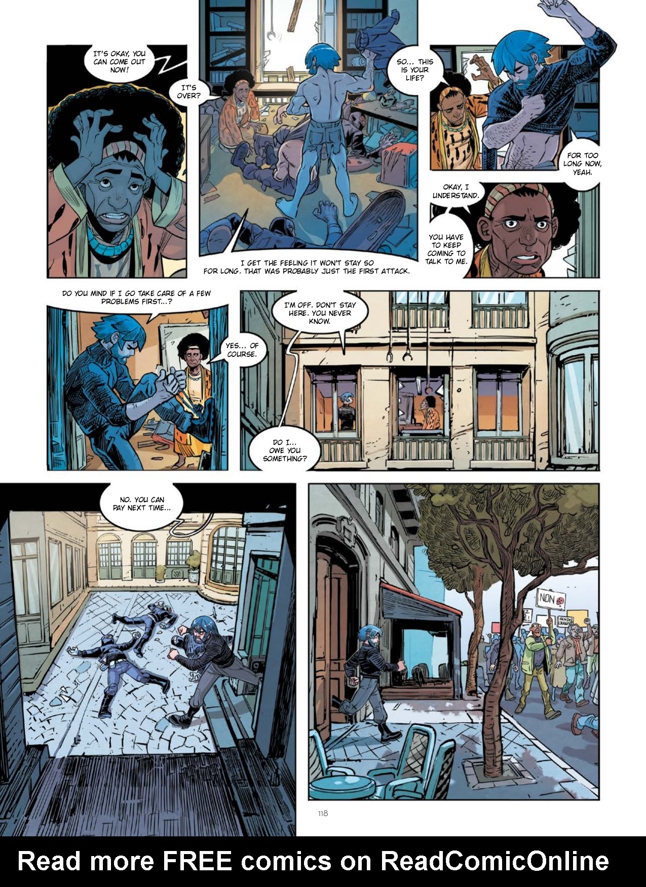 Read online Klaw comic -  Issue # TPB 4 - 116