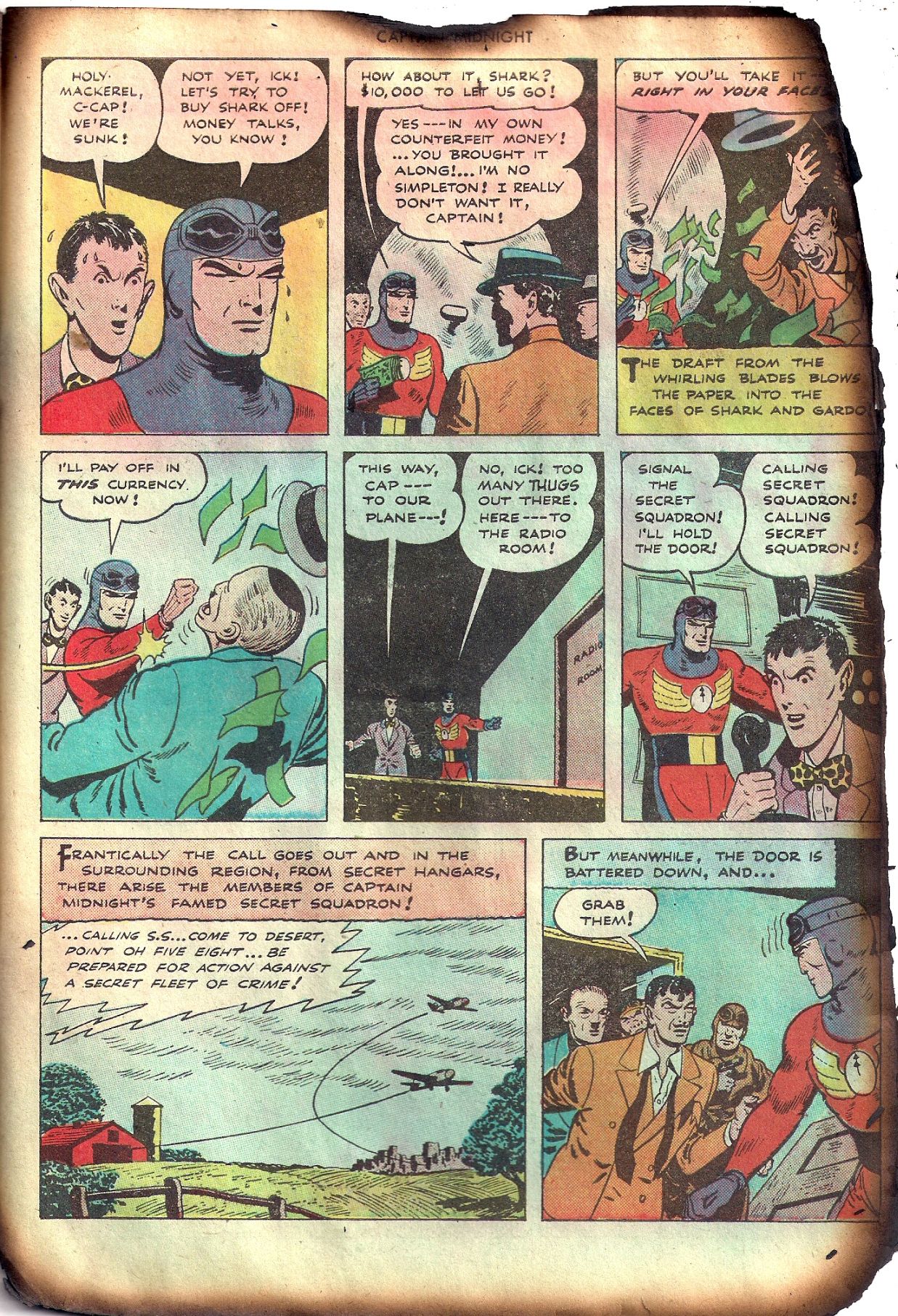 Read online Captain Midnight (1942) comic -  Issue #33 - 31