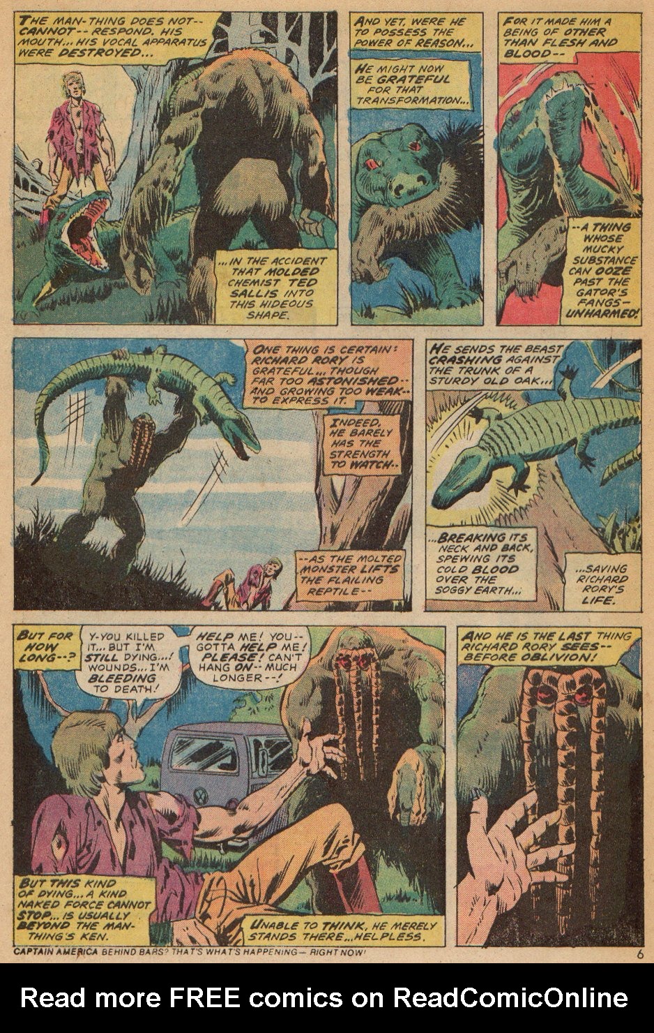 Read online Man-Thing (1974) comic -  Issue #2 - 5