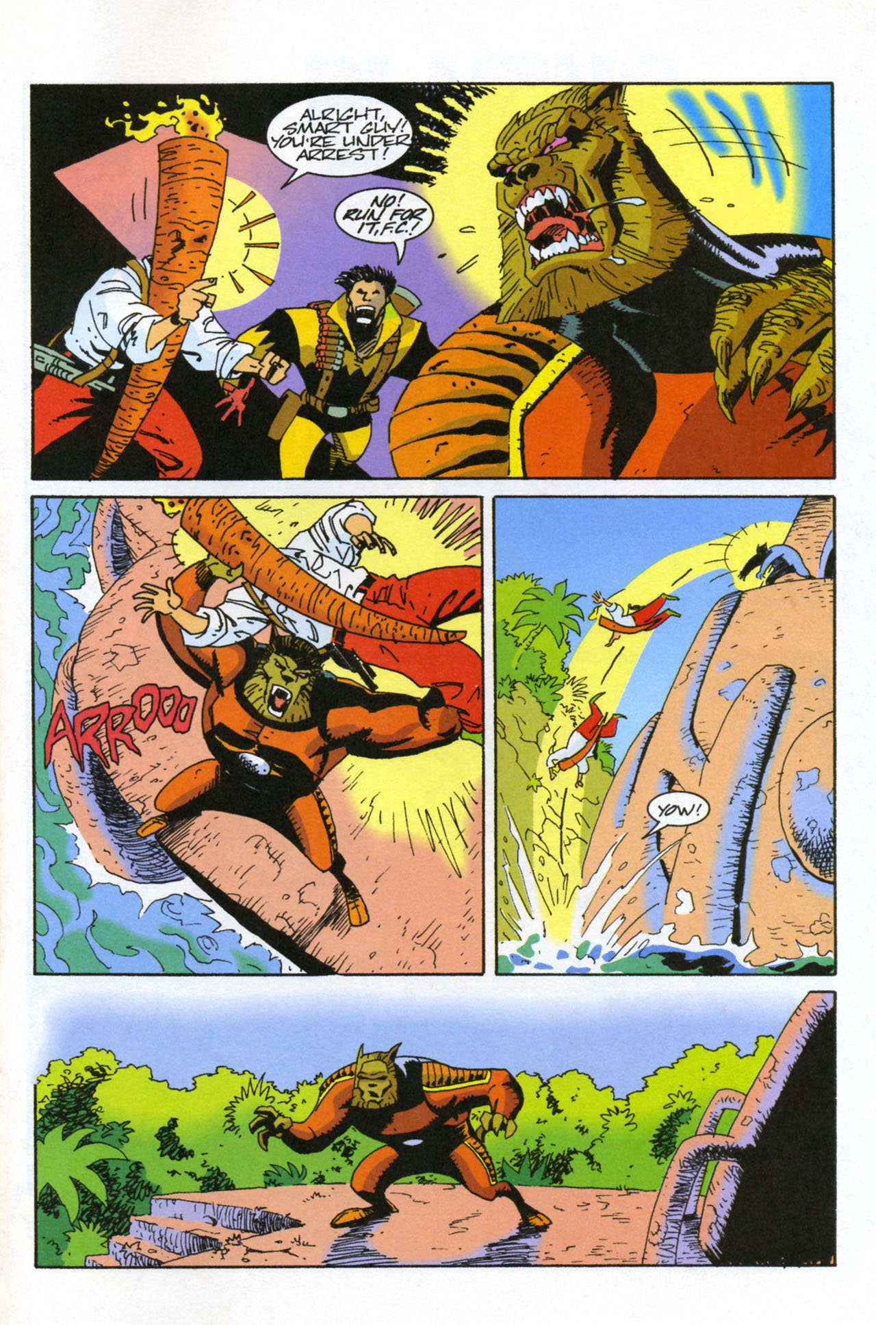 Read online Teenage Mutant Ninja Turtles/Flaming Carrot Crossover comic -  Issue #3 - 29