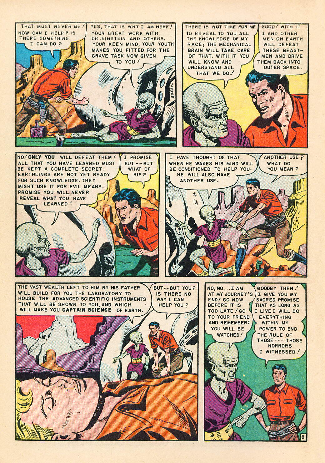 Read online Captain Science comic -  Issue #1 - 8