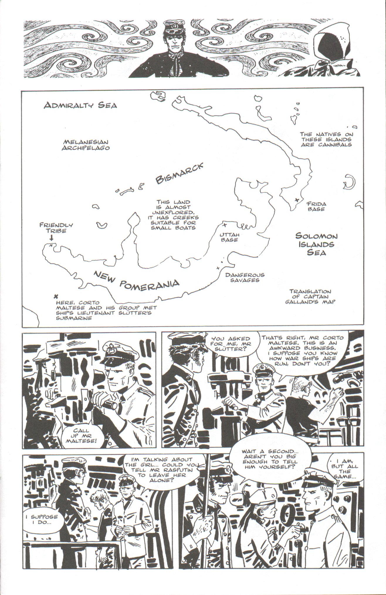 Read online Corto Maltese: Ballad of the Salt Sea comic -  Issue #3 - 3