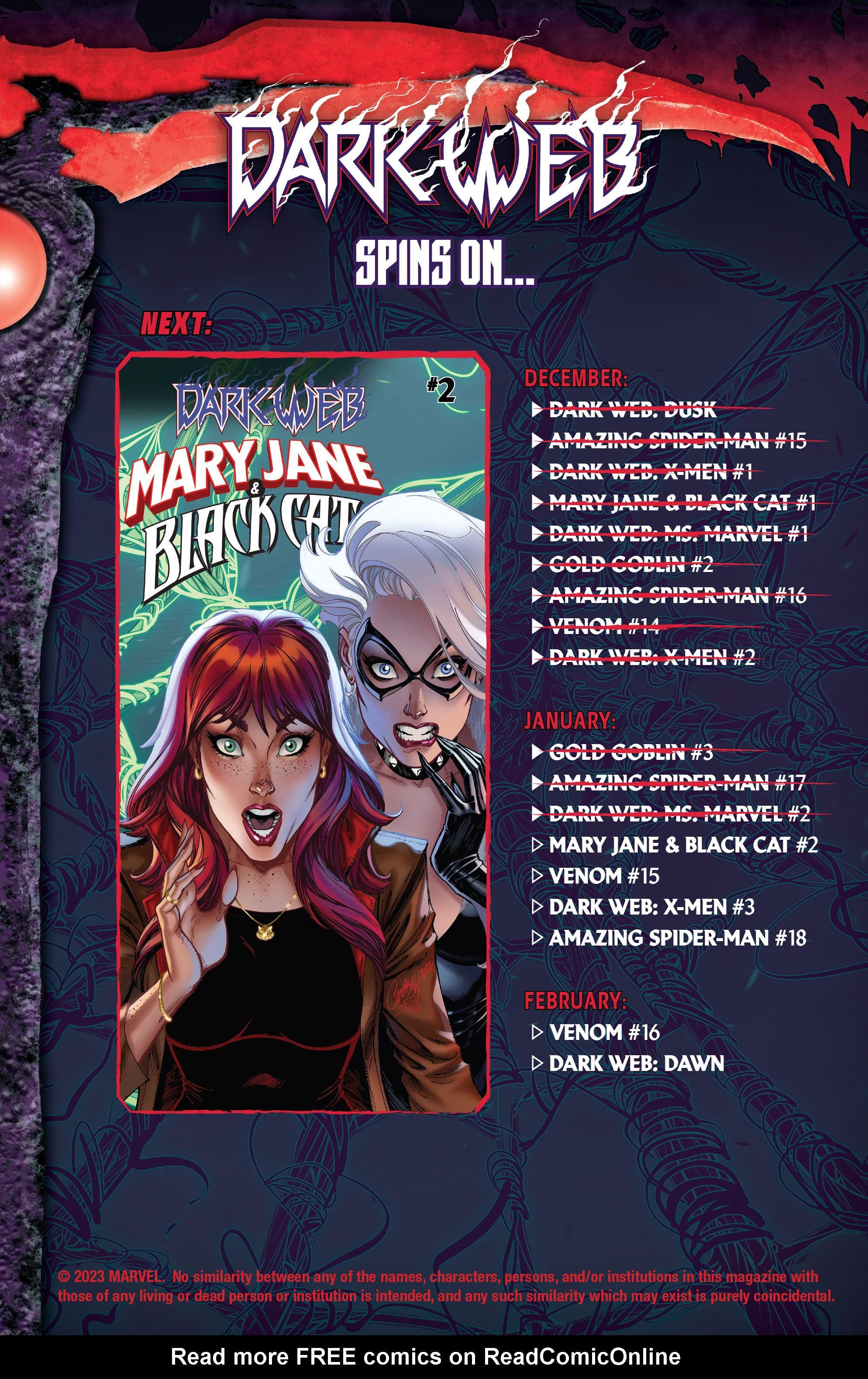 Read online Dark Web: Ms. Marvel comic -  Issue #2 - 23