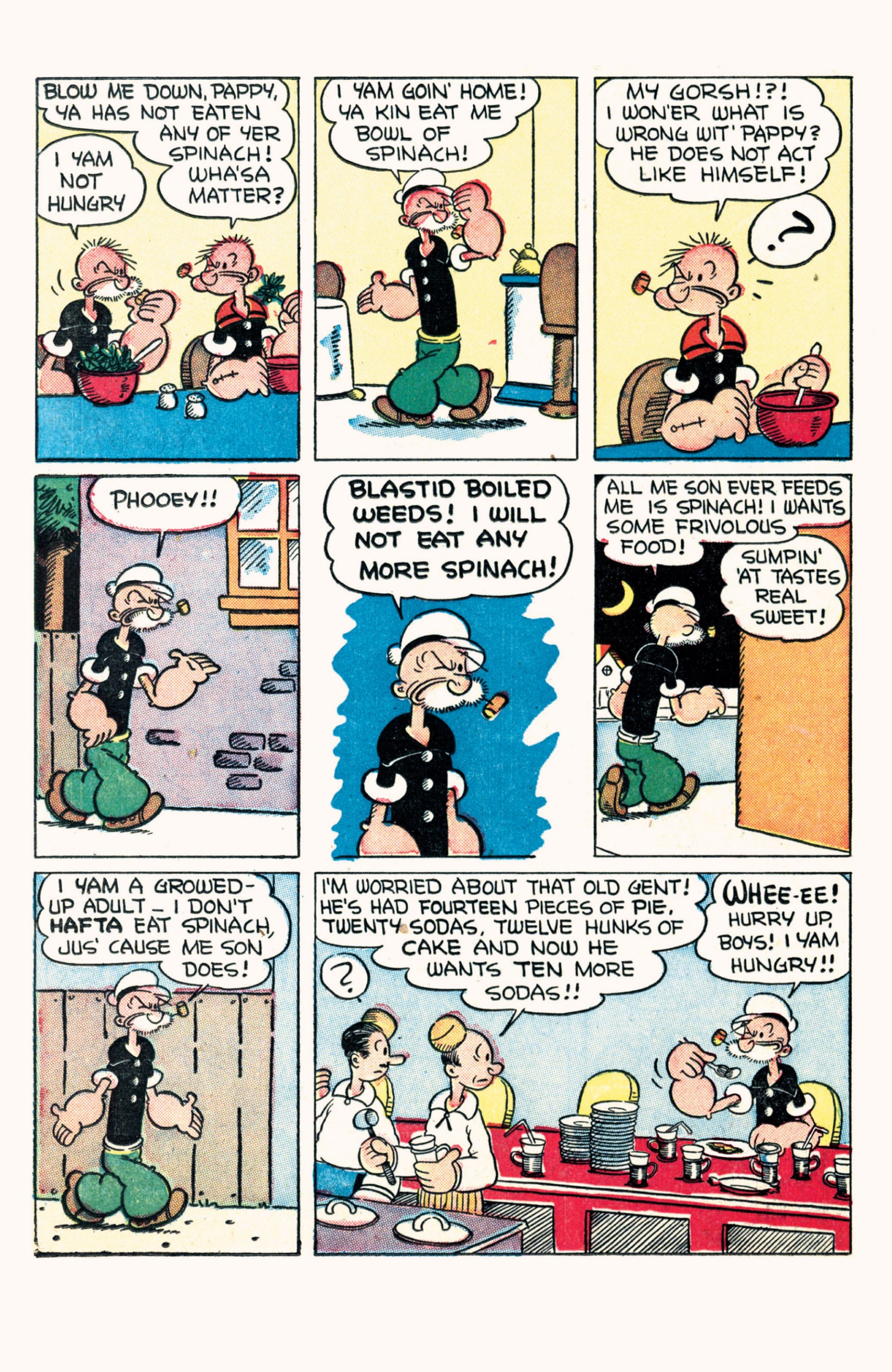 Read online Classic Popeye comic -  Issue #1 - 38