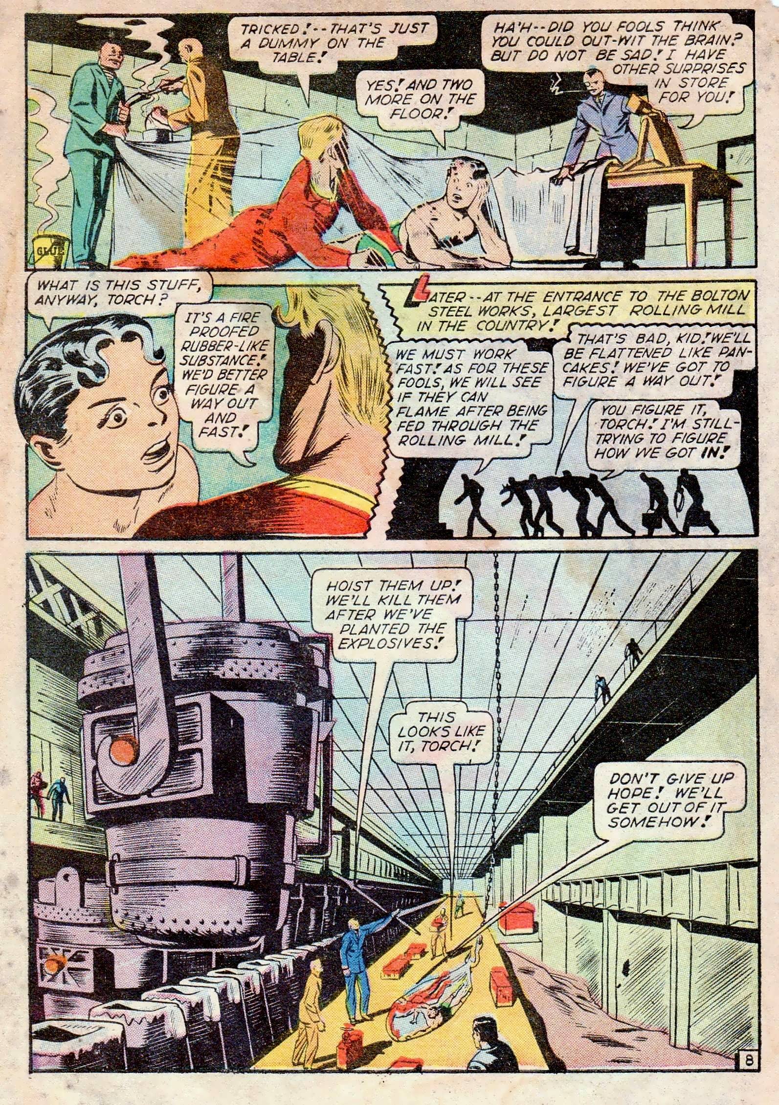 Read online The Human Torch (1940) comic -  Issue #15 - 10