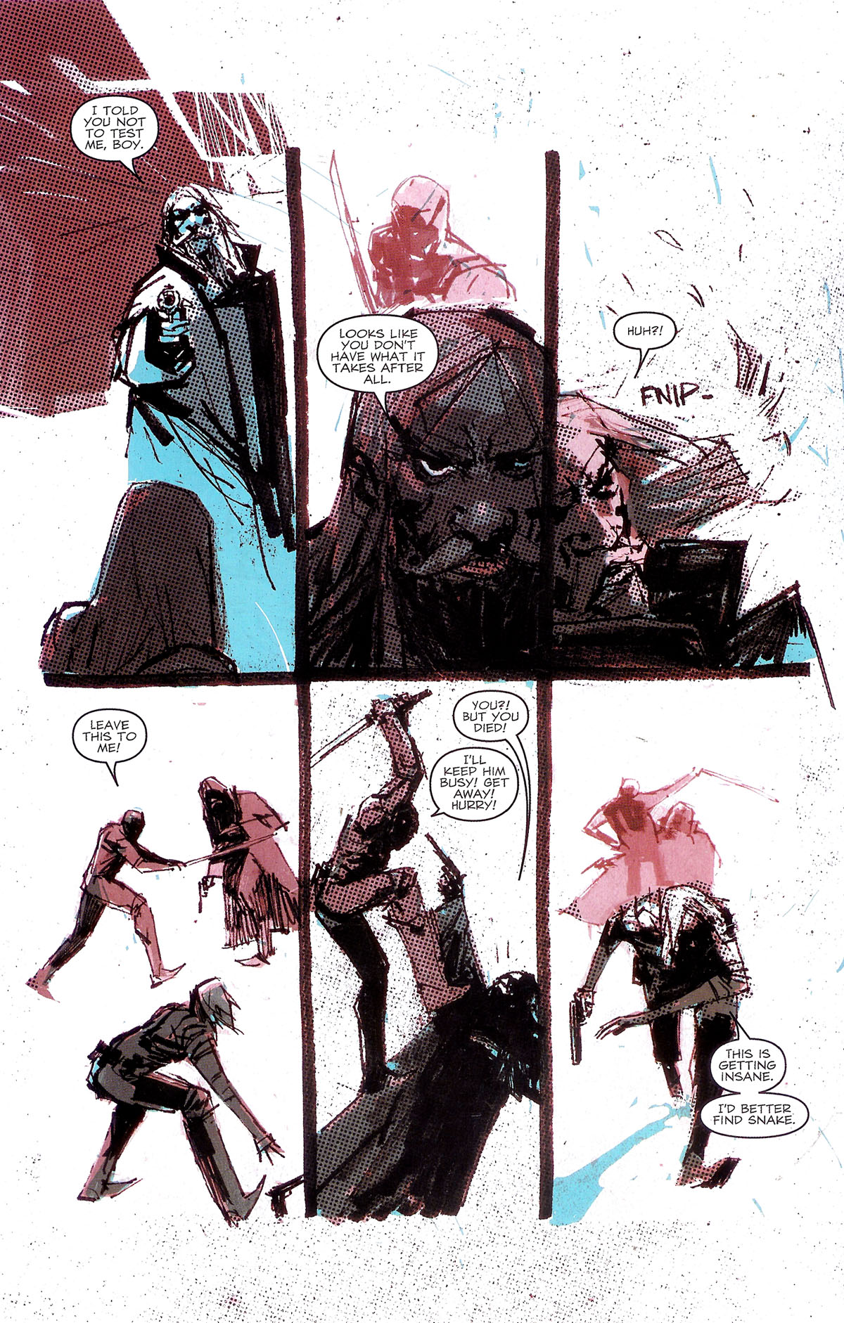 Read online Metal Gear Solid: Sons of Liberty comic -  Issue #7 - 19