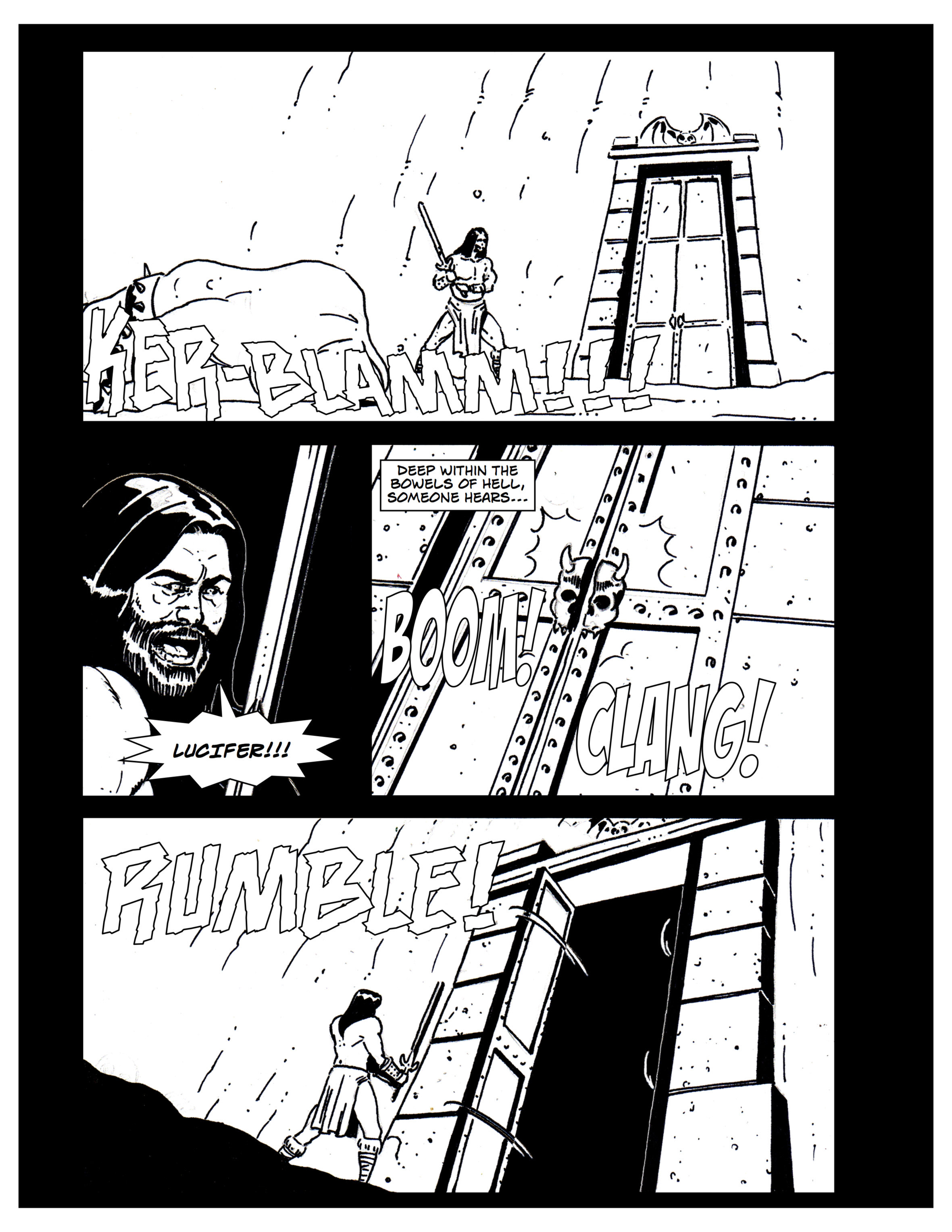 Read online Jesus Christ Demon Slayer comic -  Issue #1 - 9
