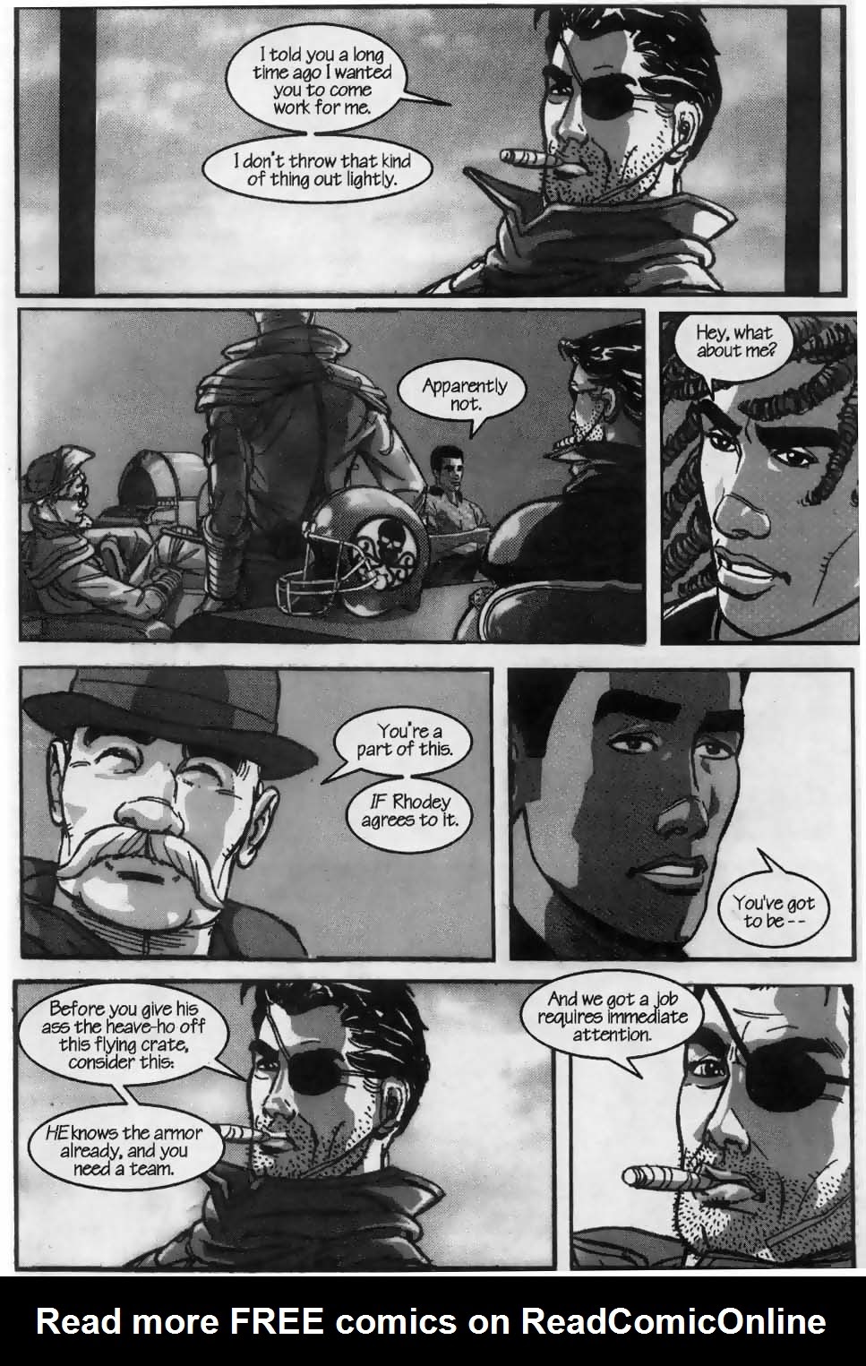 Read Online Us War Machine Comic Issue 3