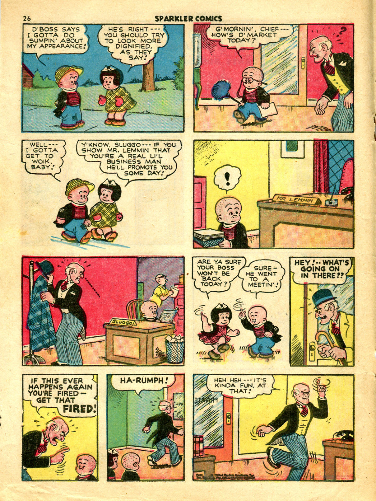 Read online Sparkler Comics comic -  Issue #7 - 28