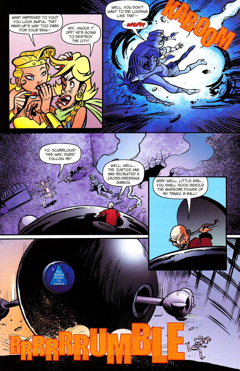 Read online Paul Jenkins' Sidekick comic -  Issue #4 - 17