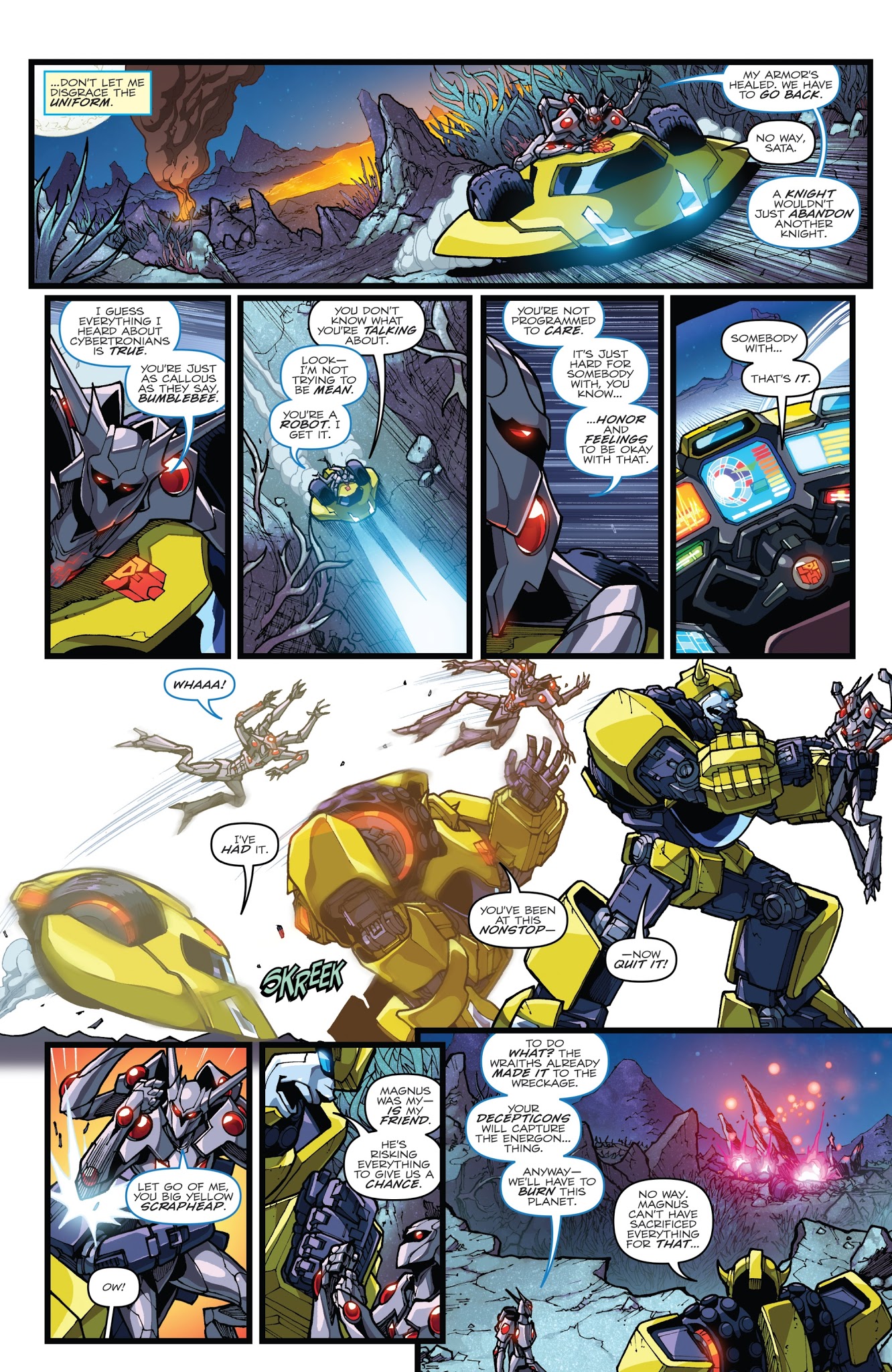 Read online ROM vs. Transformers: Shining Armor comic -  Issue #4 - 7