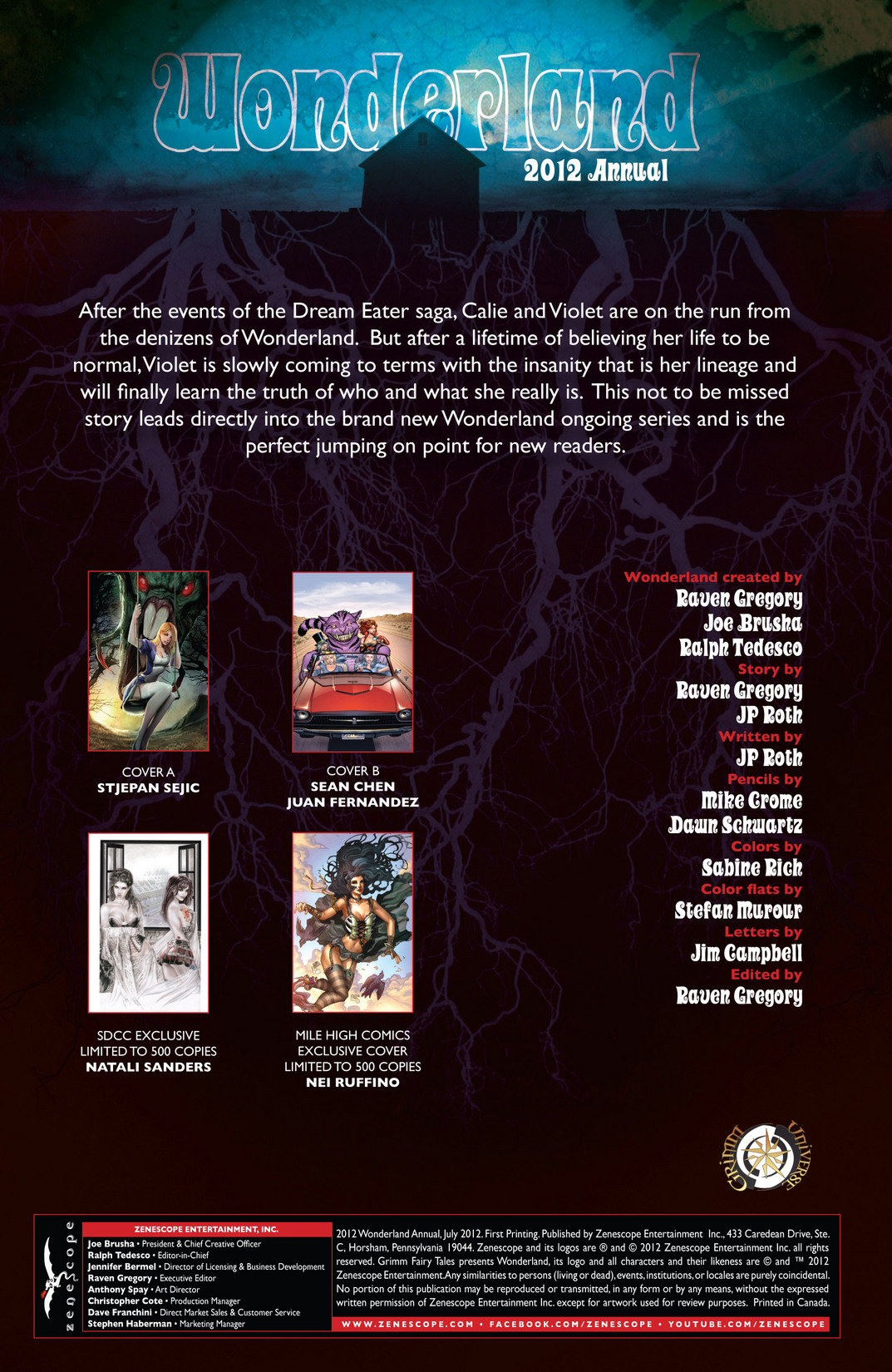 Read online 2012 Wonderland Annual comic -  Issue # Full - 5