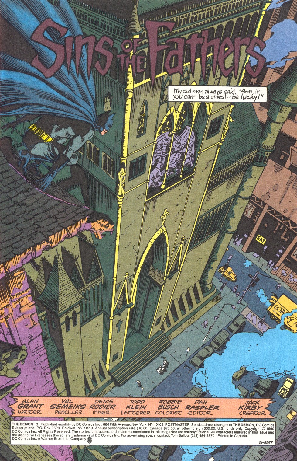 Read online The Demon (1990) comic -  Issue #3 - 2