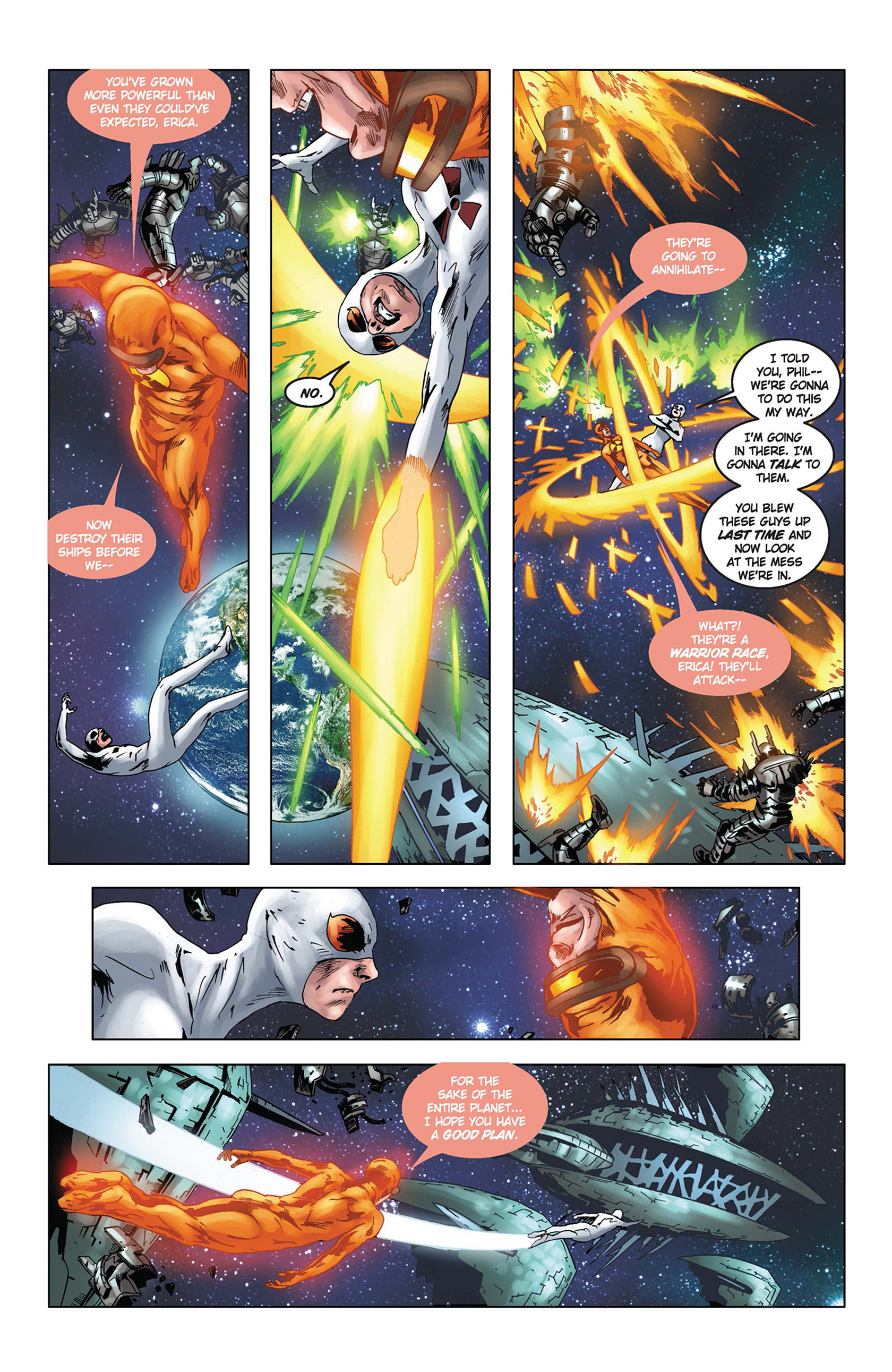 Read online Solar: Man of the Atom (2014) comic -  Issue #8 - 14