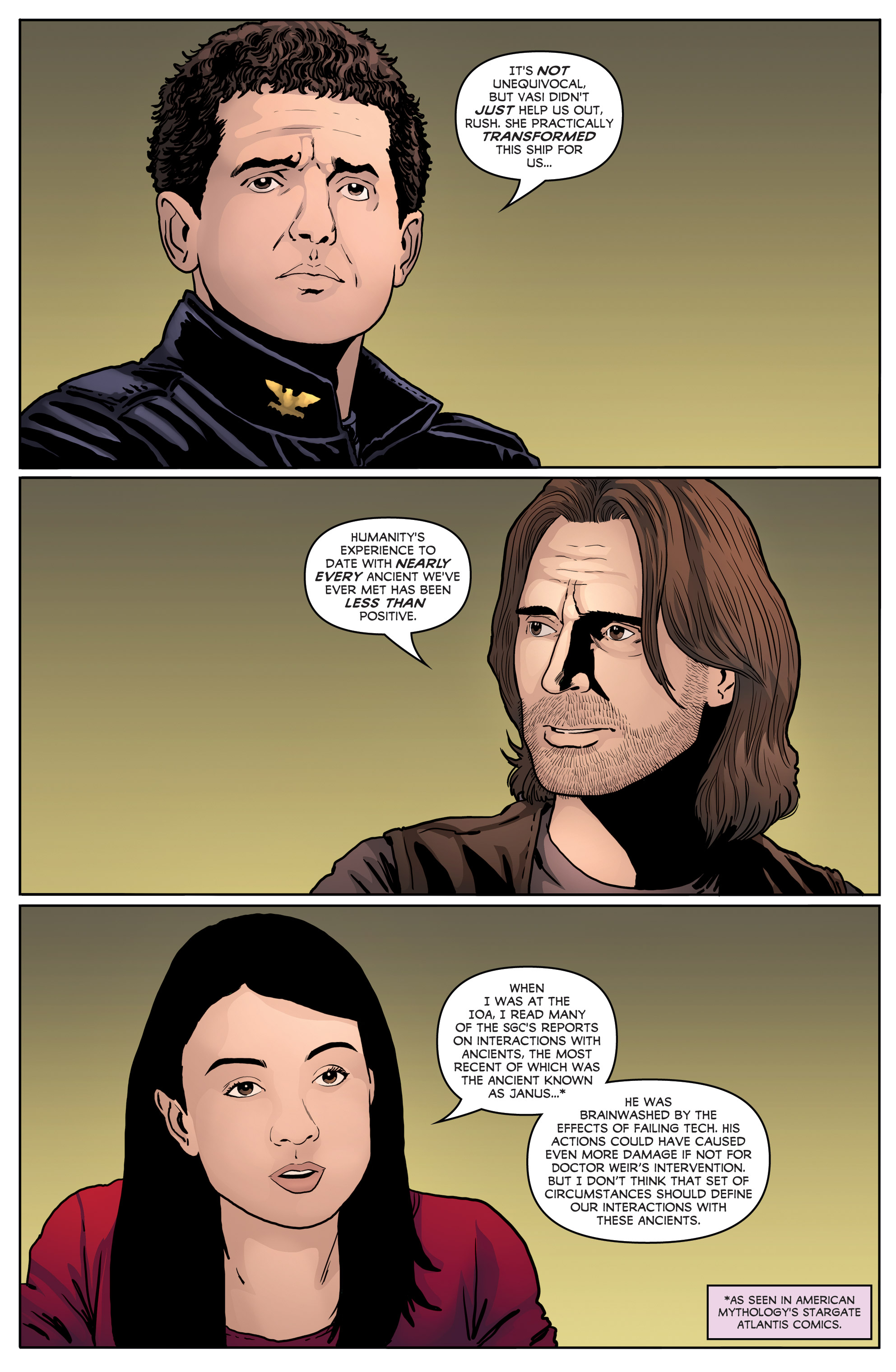 Read online Stargate Universe comic -  Issue #6 - 12