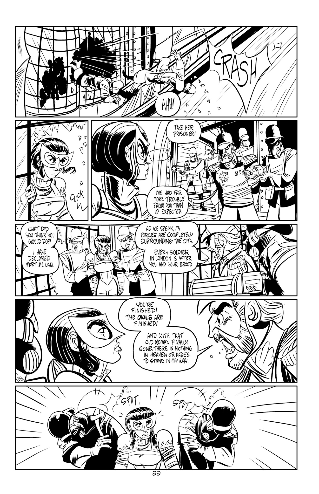 Read online Victorian Secret Agents: Owls of the Ironwork Isle comic -  Issue #2 - 24