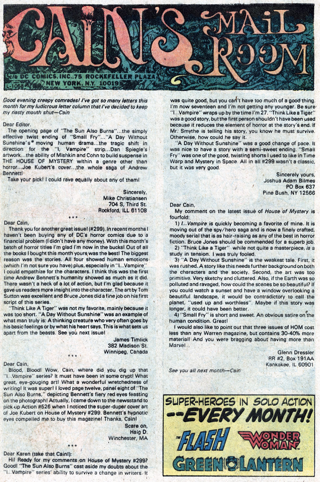 Read online House of Mystery (1951) comic -  Issue #306 - 22