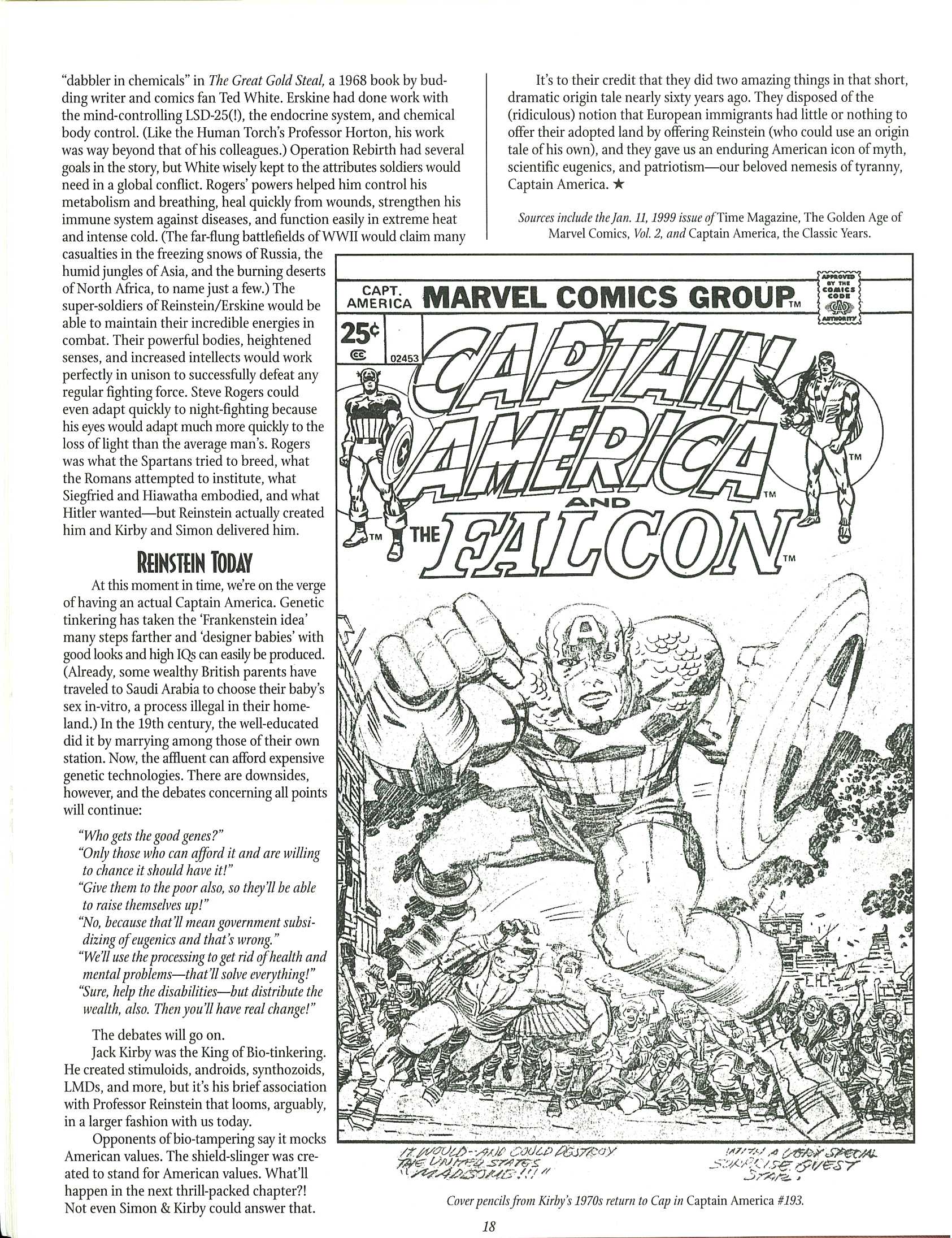 Read online The Jack Kirby Collector comic -  Issue #25 - 18