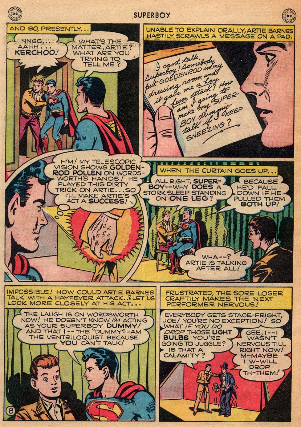 Read online Superboy (1949) comic -  Issue #3 - 36