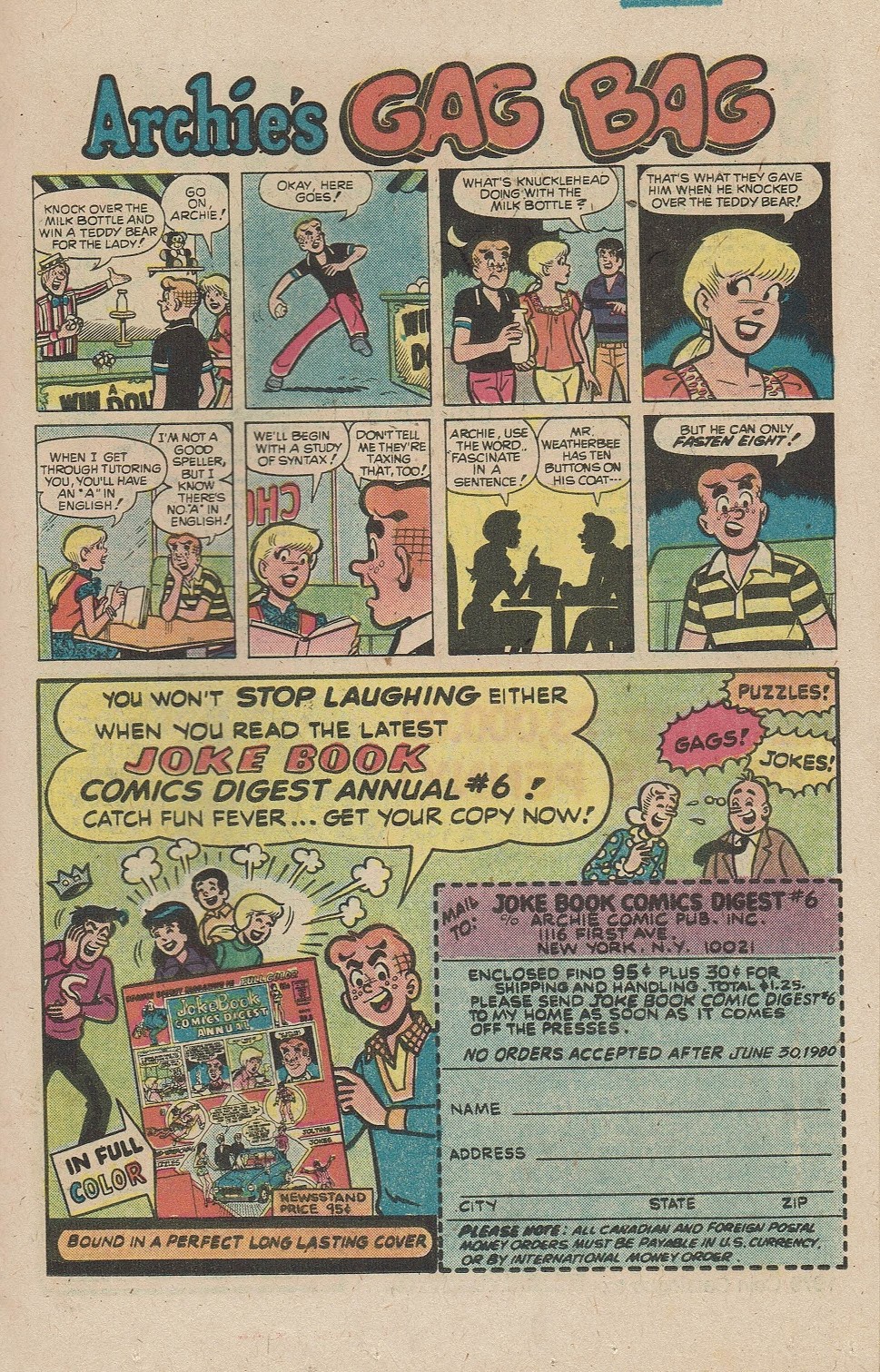 Read online Archie's Joke Book Magazine comic -  Issue #269 - 11