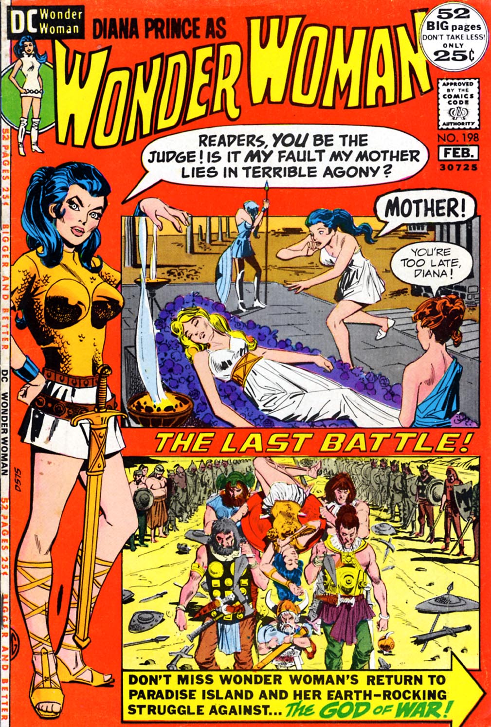 Read online Wonder Woman (1942) comic -  Issue #198 - 1