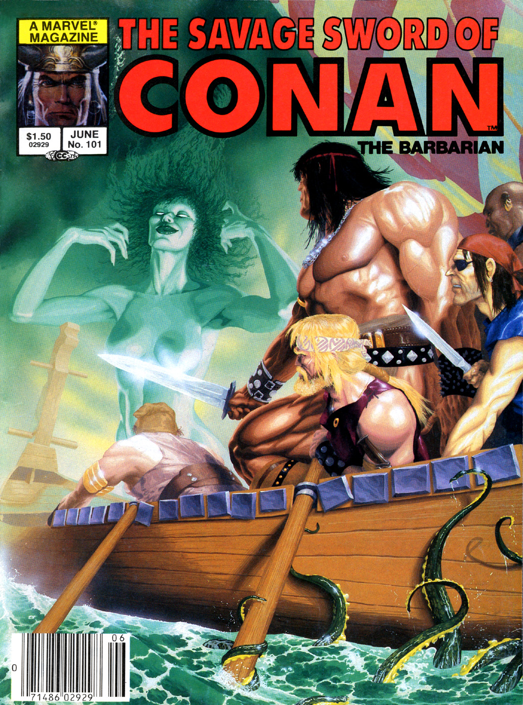 Read online The Savage Sword Of Conan comic -  Issue #101 - 1