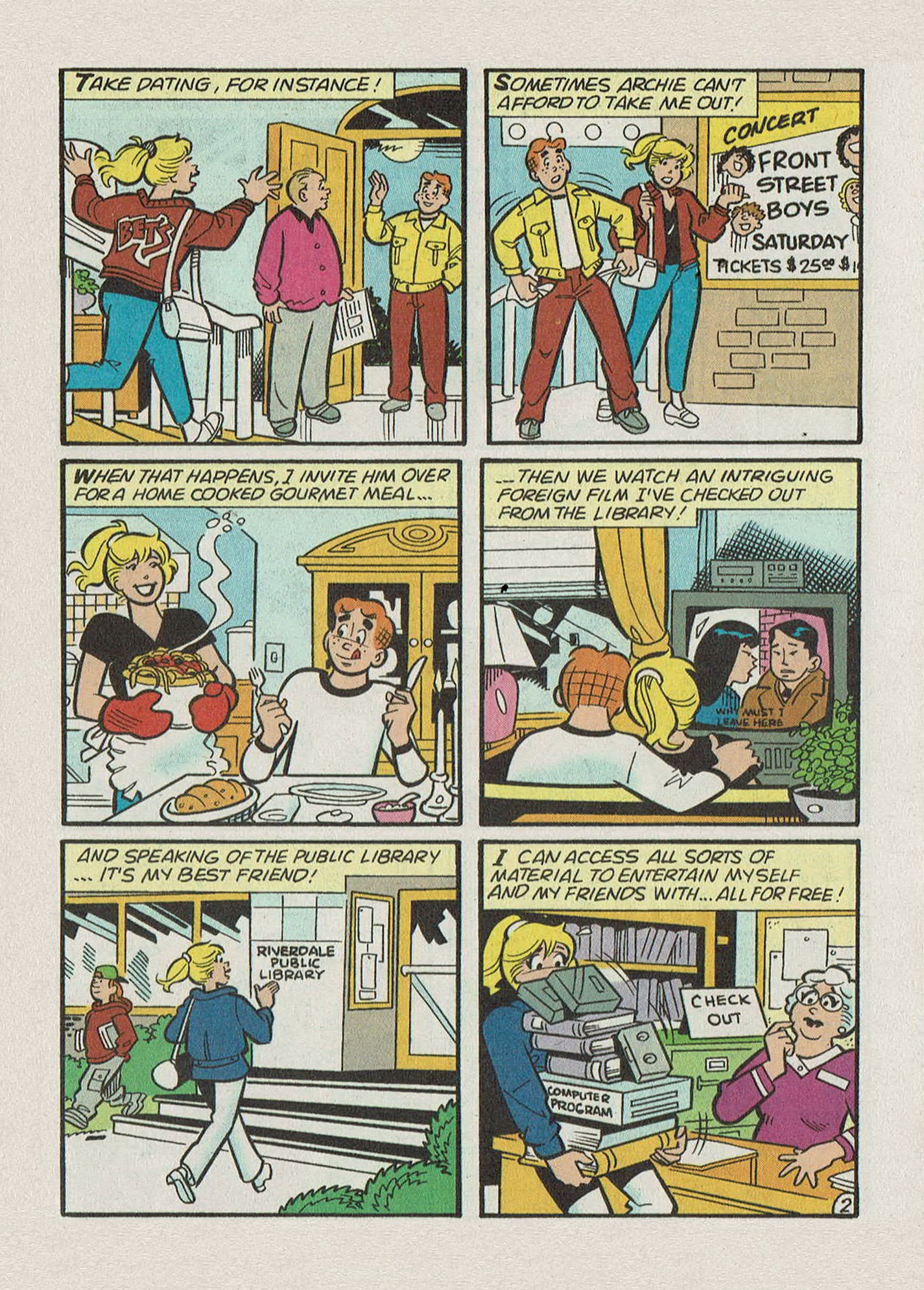 Read online Betty and Veronica Digest Magazine comic -  Issue #165 - 63
