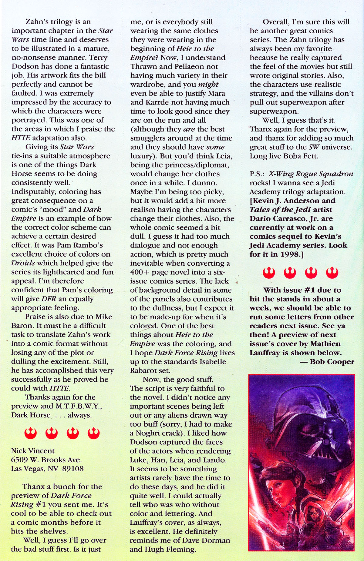 Read online Star Wars: Dark Force Rising comic -  Issue #2 - 28