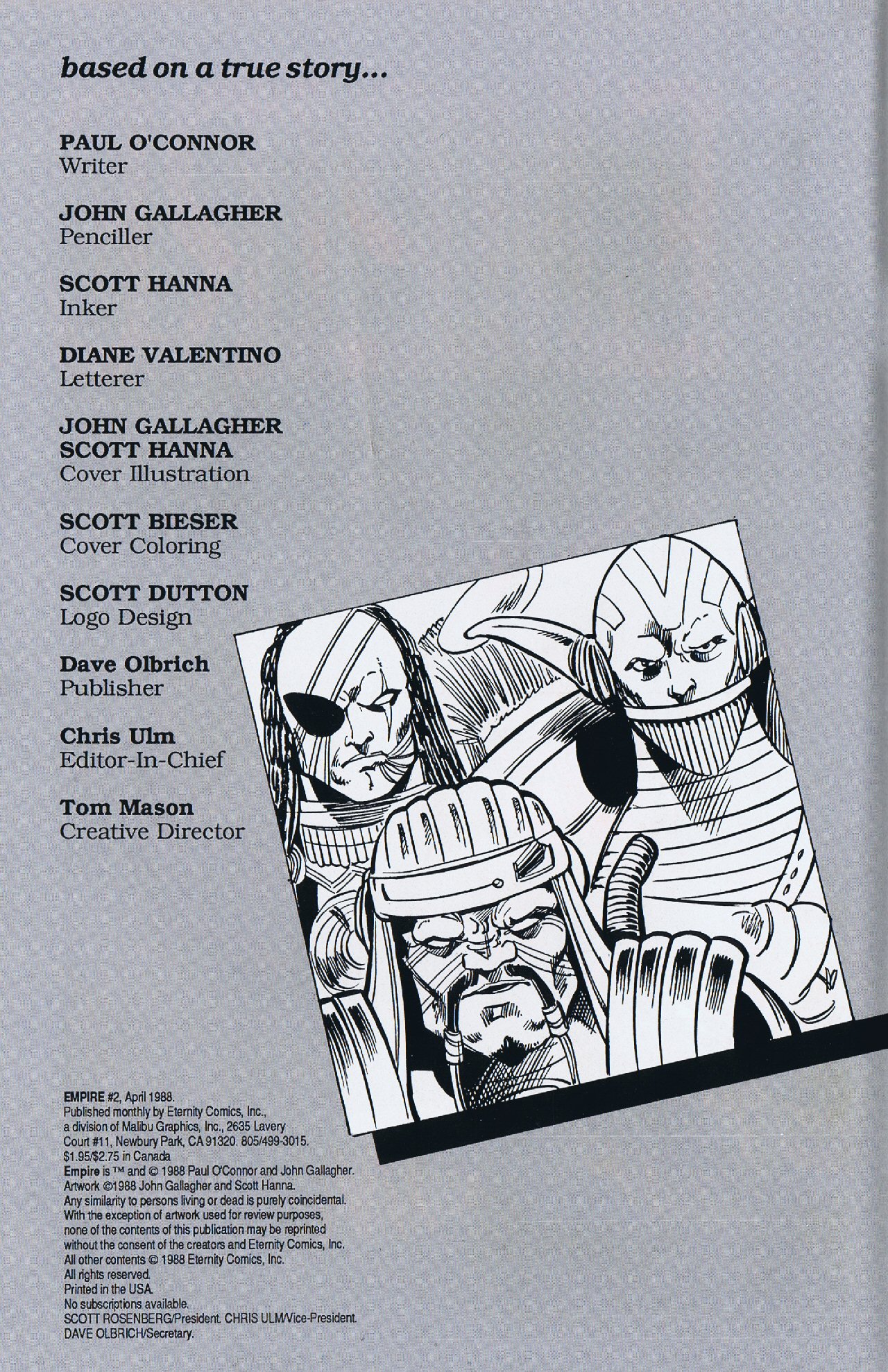 Read online Empire (1988) comic -  Issue #2 - 2